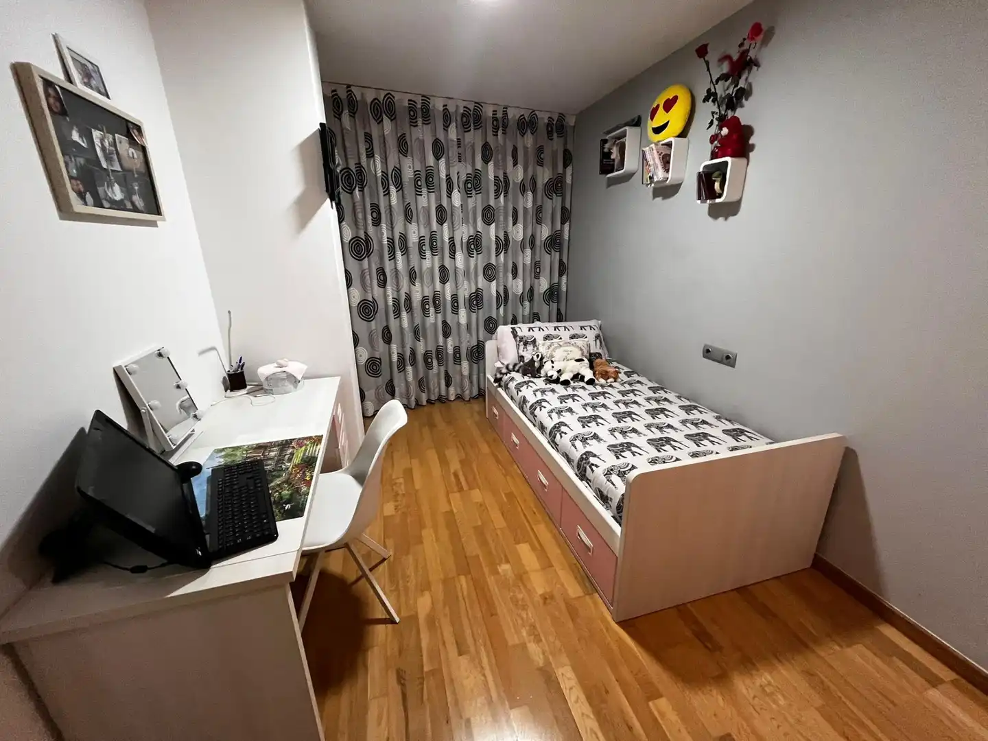 Bedroom of Flat for sale in Vila-real  with Air Conditioner, Heating and Private garden