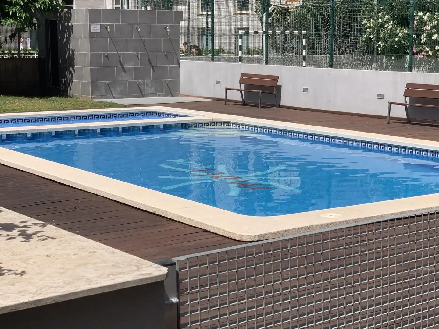 Swimming pool of Flat for sale in Vila-real  with Air Conditioner, Heating and Private garden