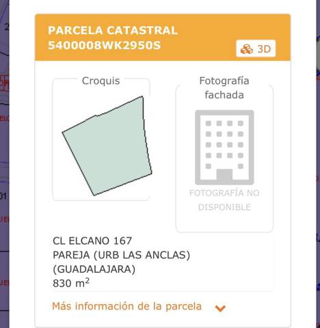 Terreno en Venta en Calle de las Hoyas, 2 en Pareja