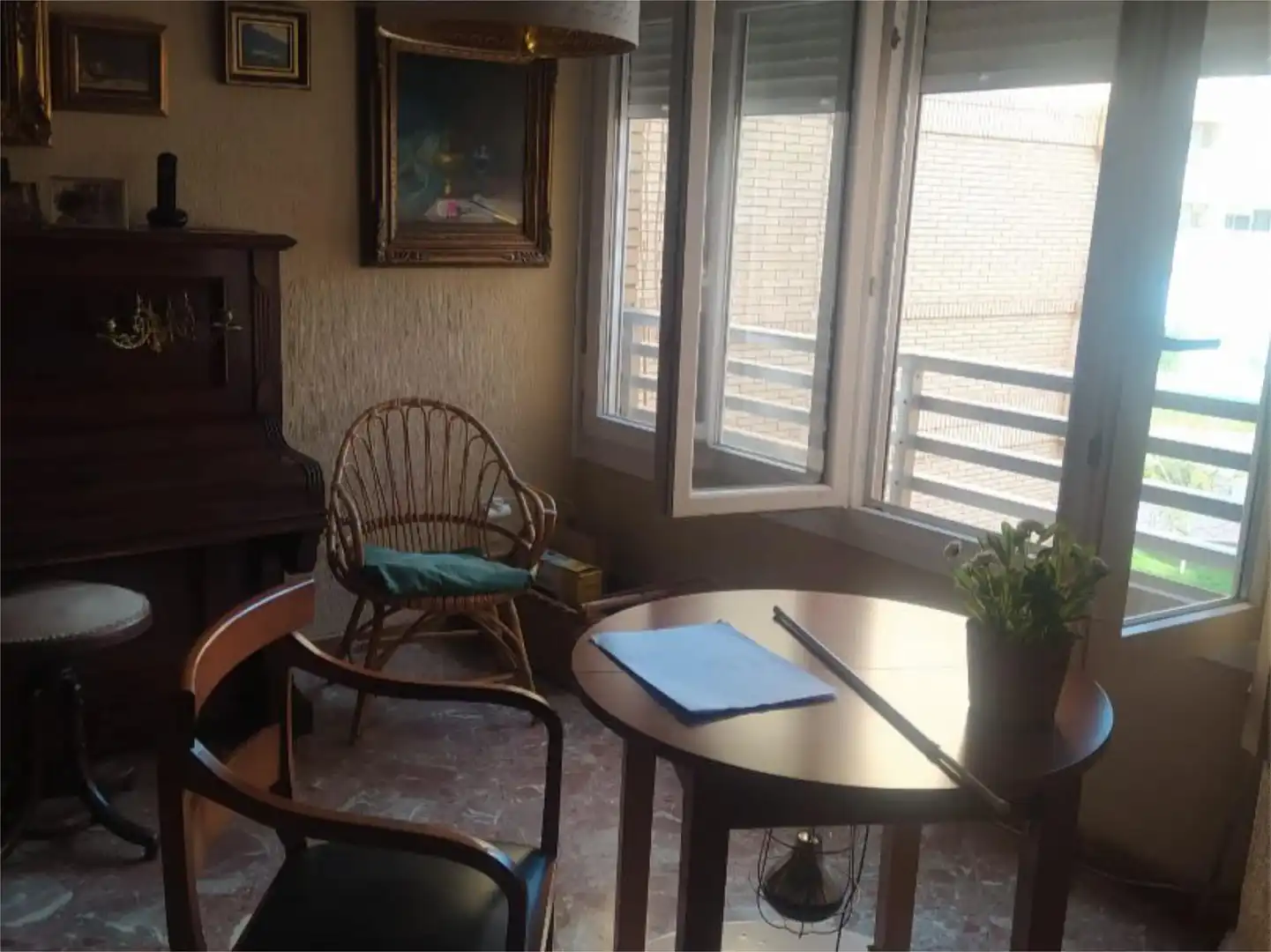 Dining room of Flat for sale in  Almería Capital  with Air Conditioner and Balcony