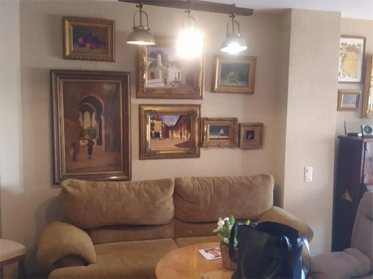 Living room of Flat for sale in  Almería Capital  with Air Conditioner and Balcony