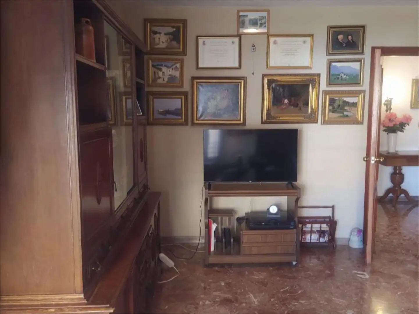Living room of Flat for sale in  Almería Capital  with Air Conditioner and Balcony