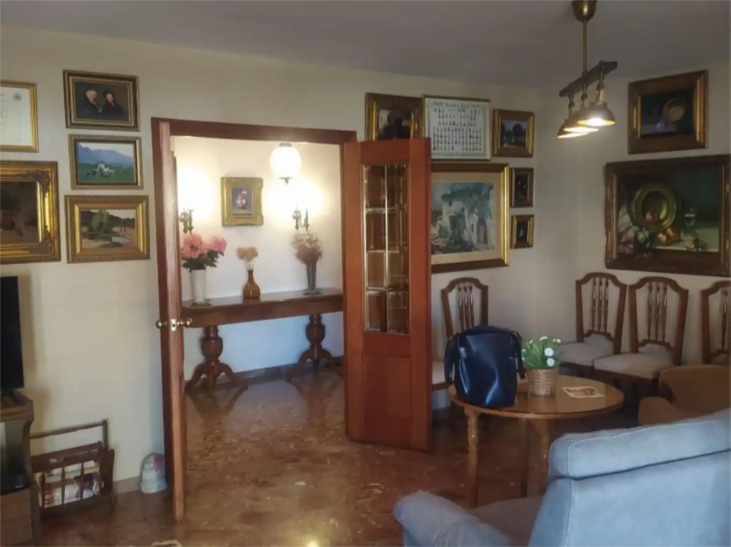 Dining room of Flat for sale in  Almería Capital  with Air Conditioner and Balcony