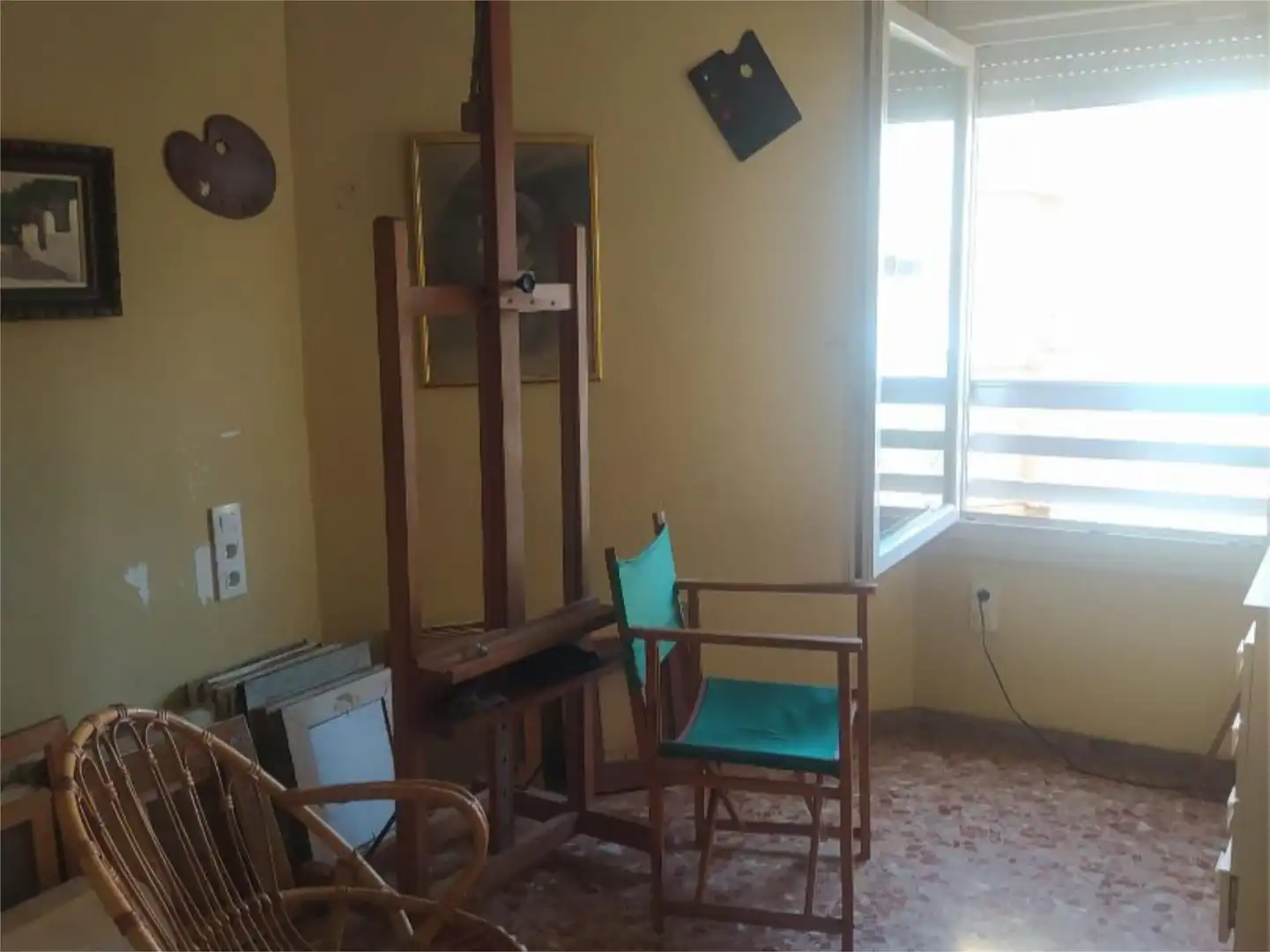 Living room of Flat for sale in  Almería Capital  with Air Conditioner and Balcony