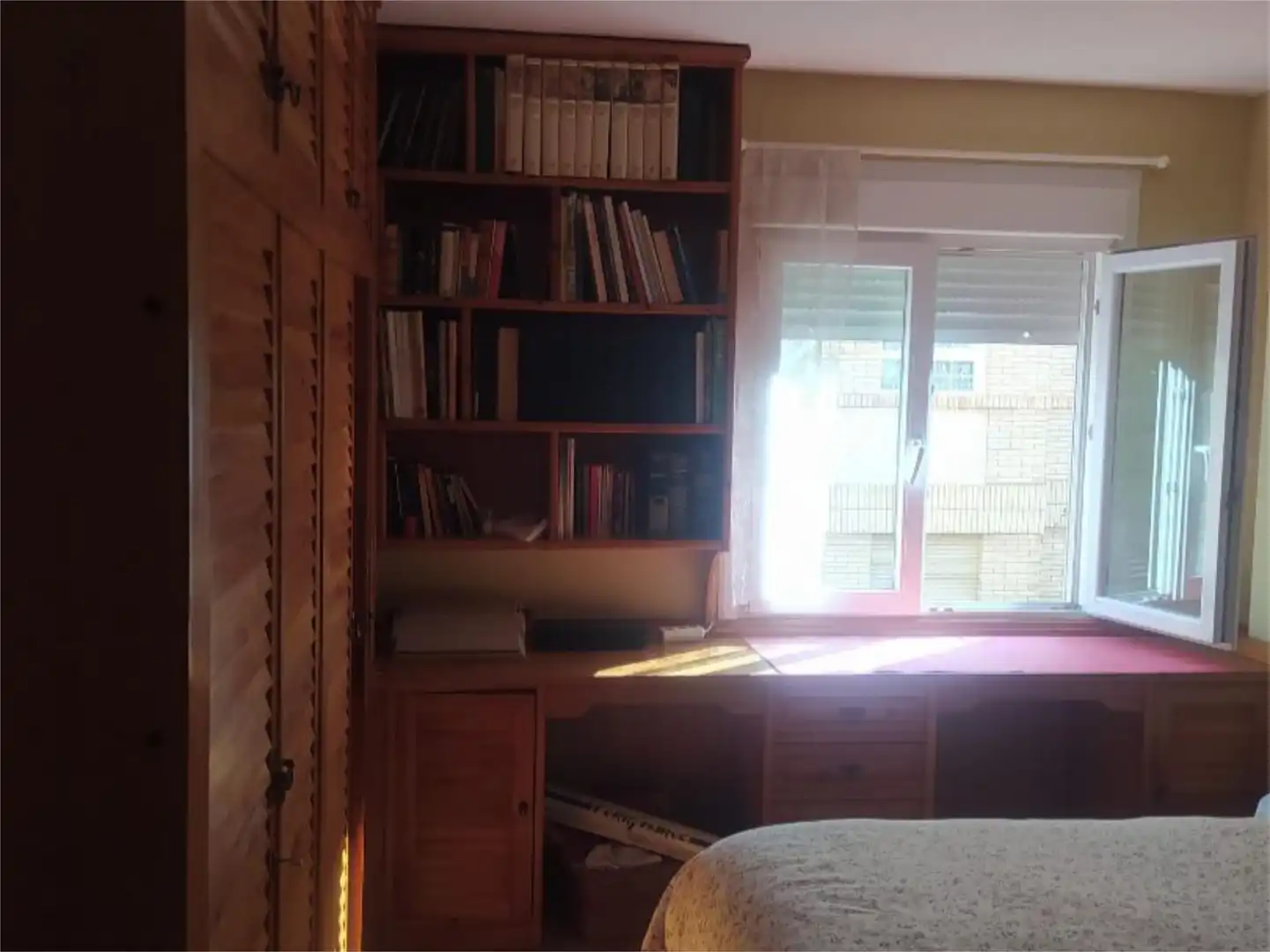 Bedroom of Flat for sale in  Almería Capital  with Air Conditioner and Balcony