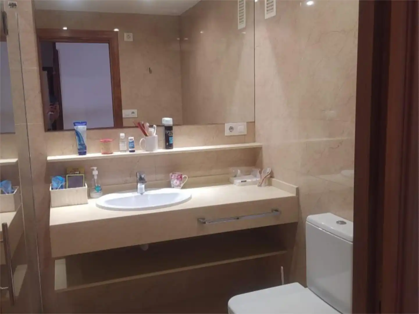 Bathroom of Flat for sale in  Almería Capital  with Air Conditioner and Balcony