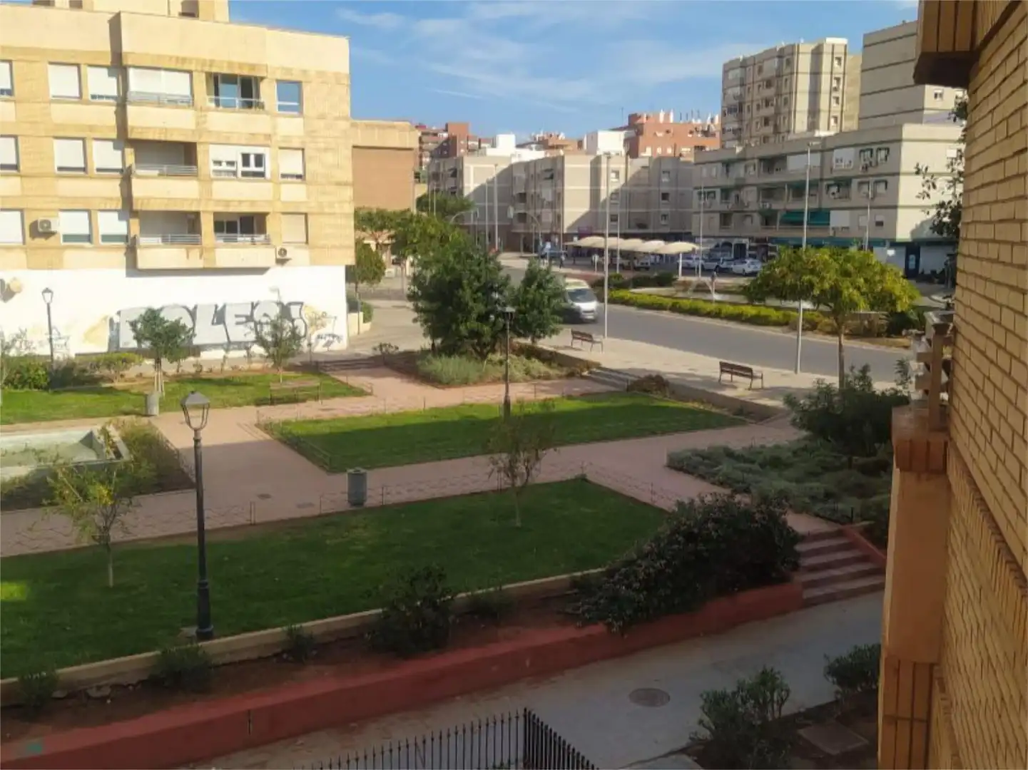 Exterior view of Flat for sale in  Almería Capital  with Air Conditioner and Balcony