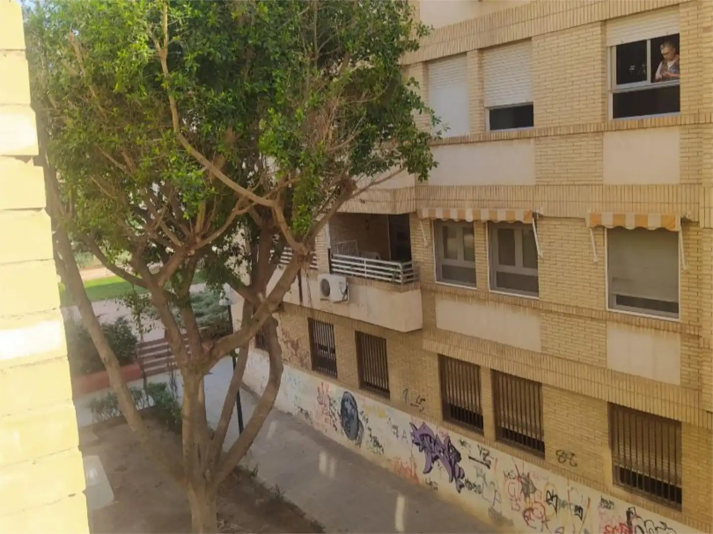 Exterior view of Flat for sale in  Almería Capital  with Air Conditioner and Balcony