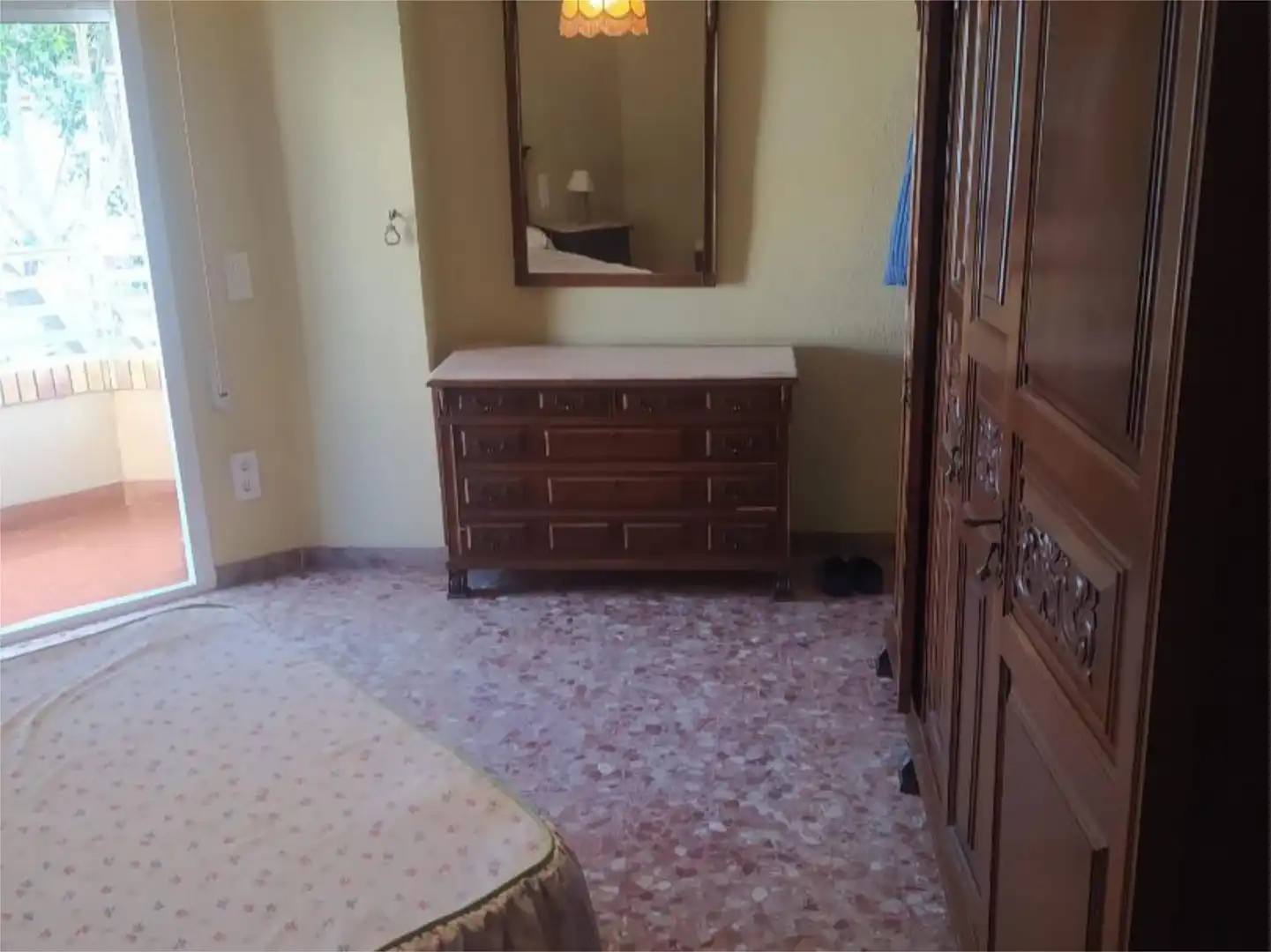 Bedroom of Flat for sale in  Almería Capital  with Air Conditioner and Balcony