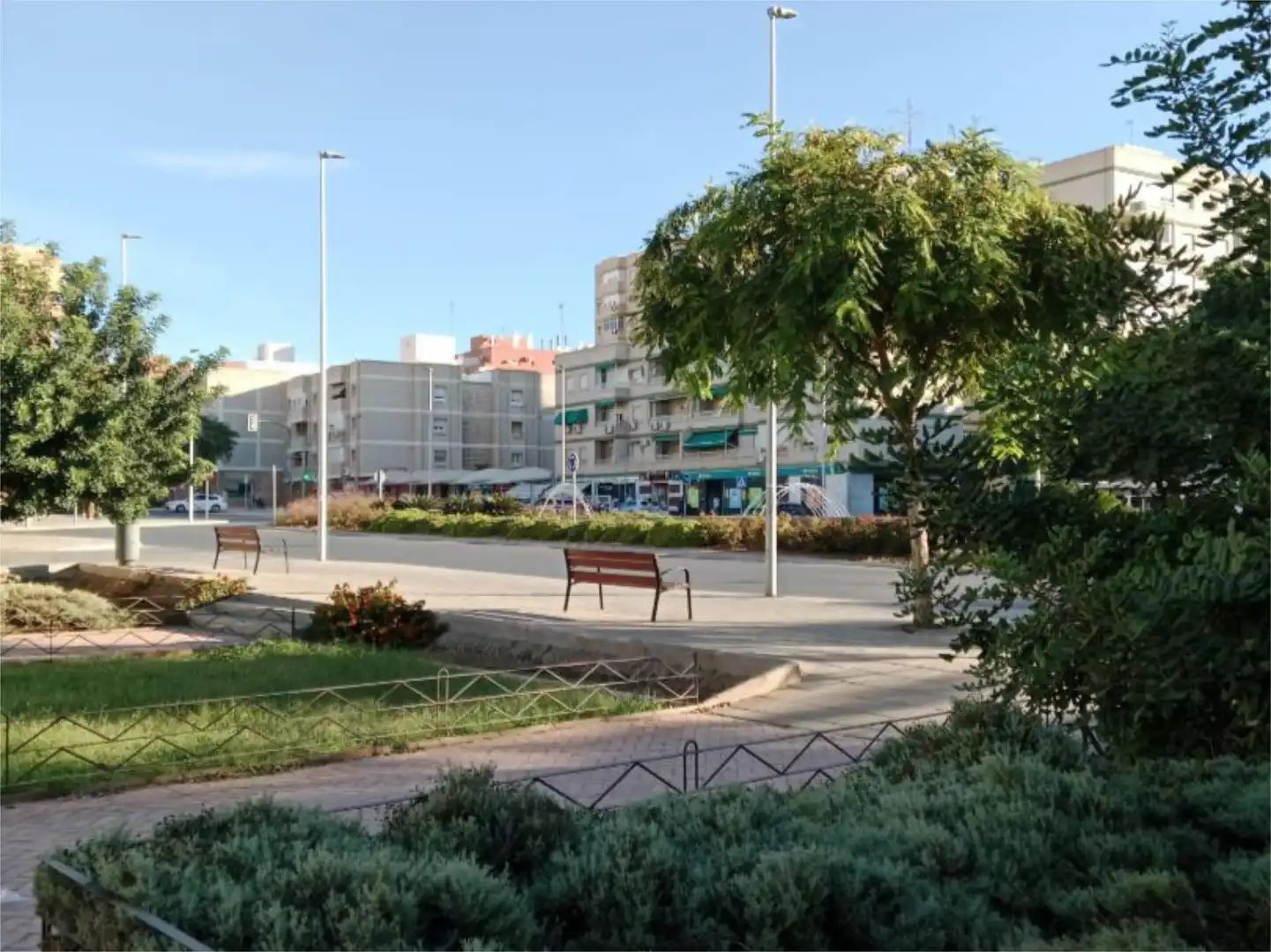 Exterior view of Flat for sale in  Almería Capital  with Air Conditioner and Balcony