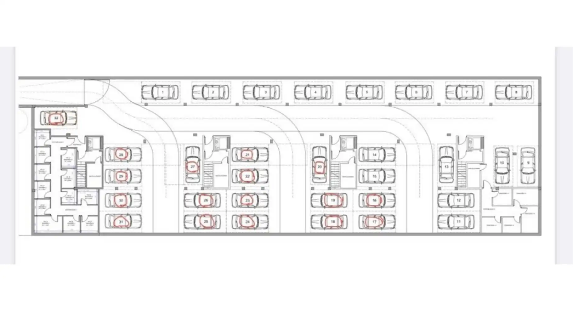 Parkplatz von Garage zum Verkauf in Cox