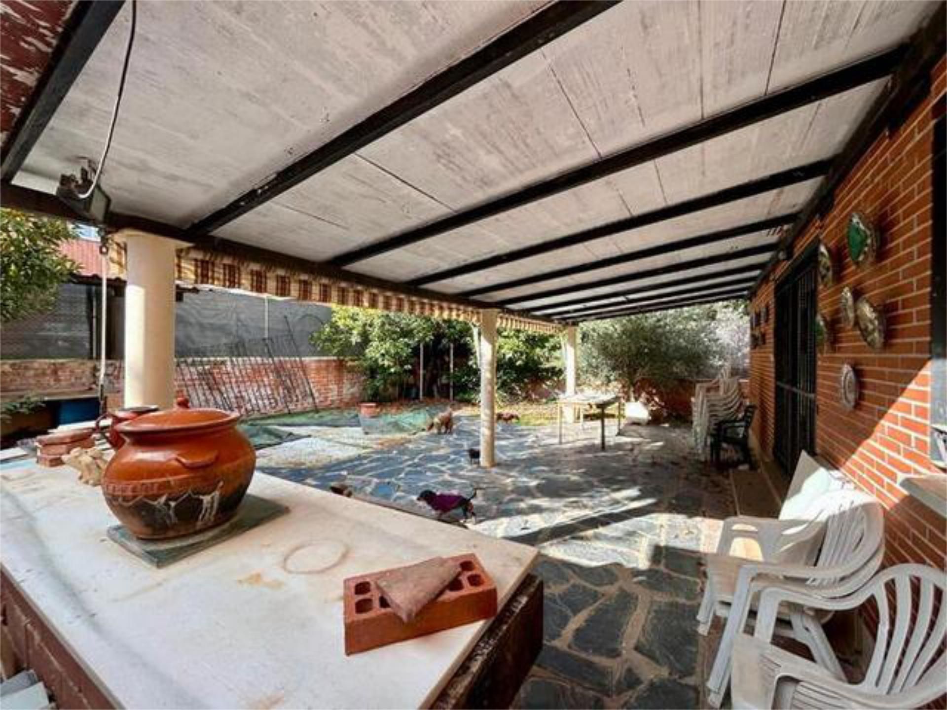 Terraza de Casa adosada en venta en Cabanillas del Campo