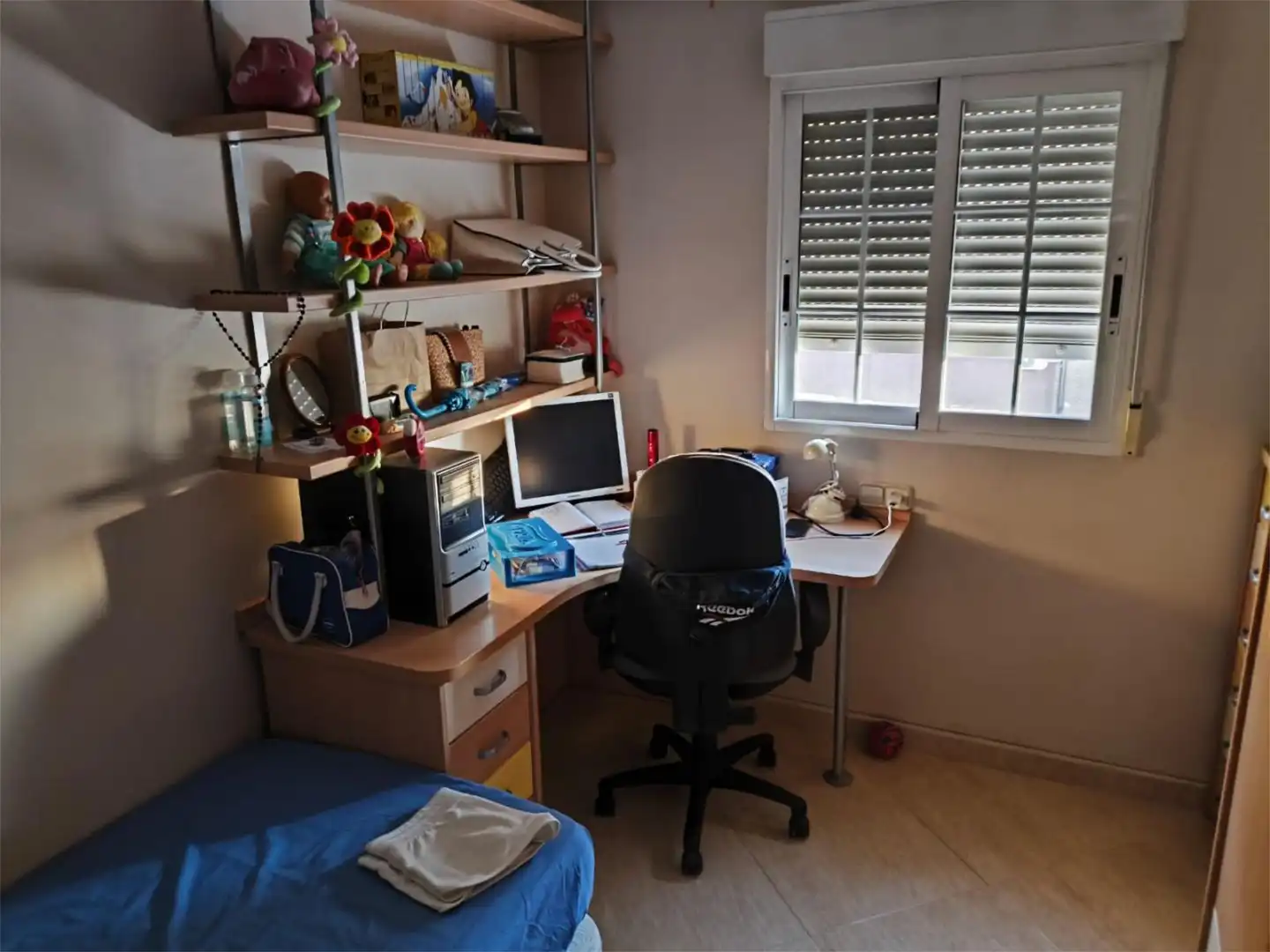 Room in Plaza Virgen de Fátima, 1, El Valle - Universidad Bedroom of Flat for share in Jaén with Air Conditioner, Furnished and Balcony