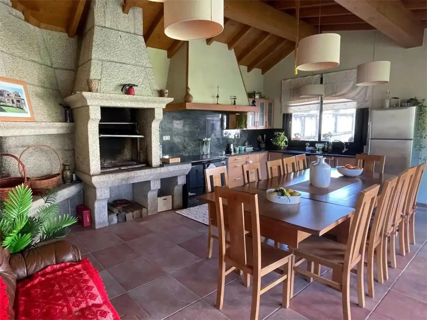 Casa o xalet en venda a Xil, 14, Meaño Cuina de Casa o xalet en venda en Meaño amb Calefacció, Jardí privat i Parquet