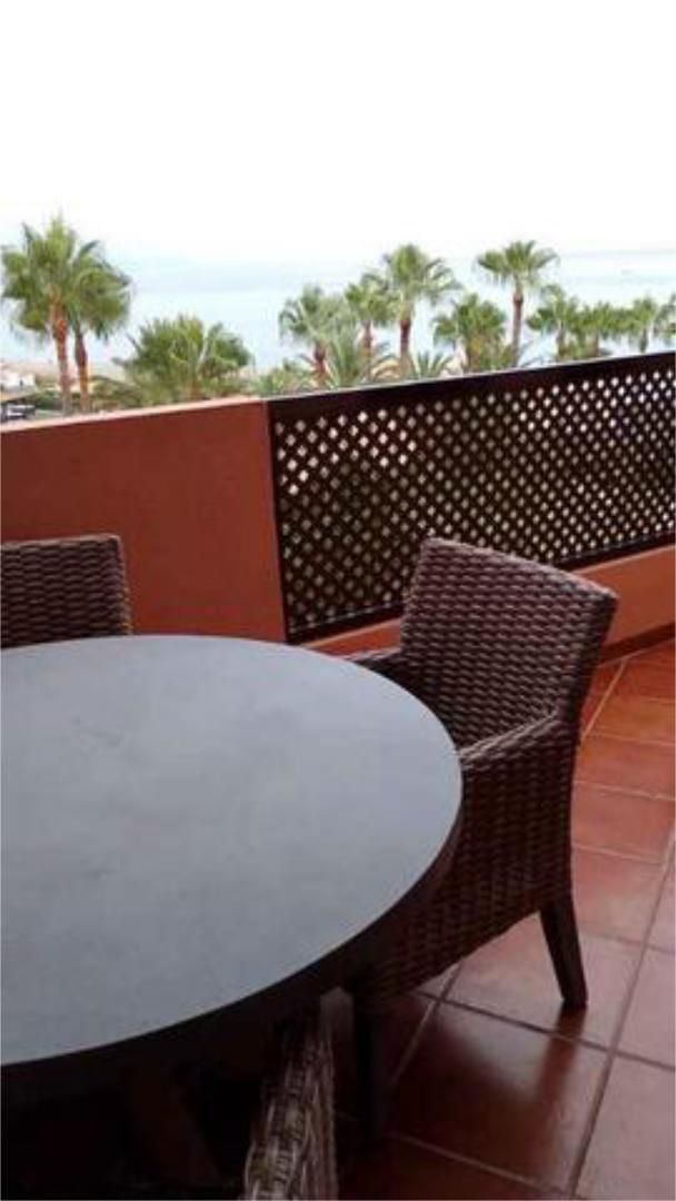 Terrassa de Apartament de lloguer en Manilva amb Calefacció, Jardí privat i Terrassa