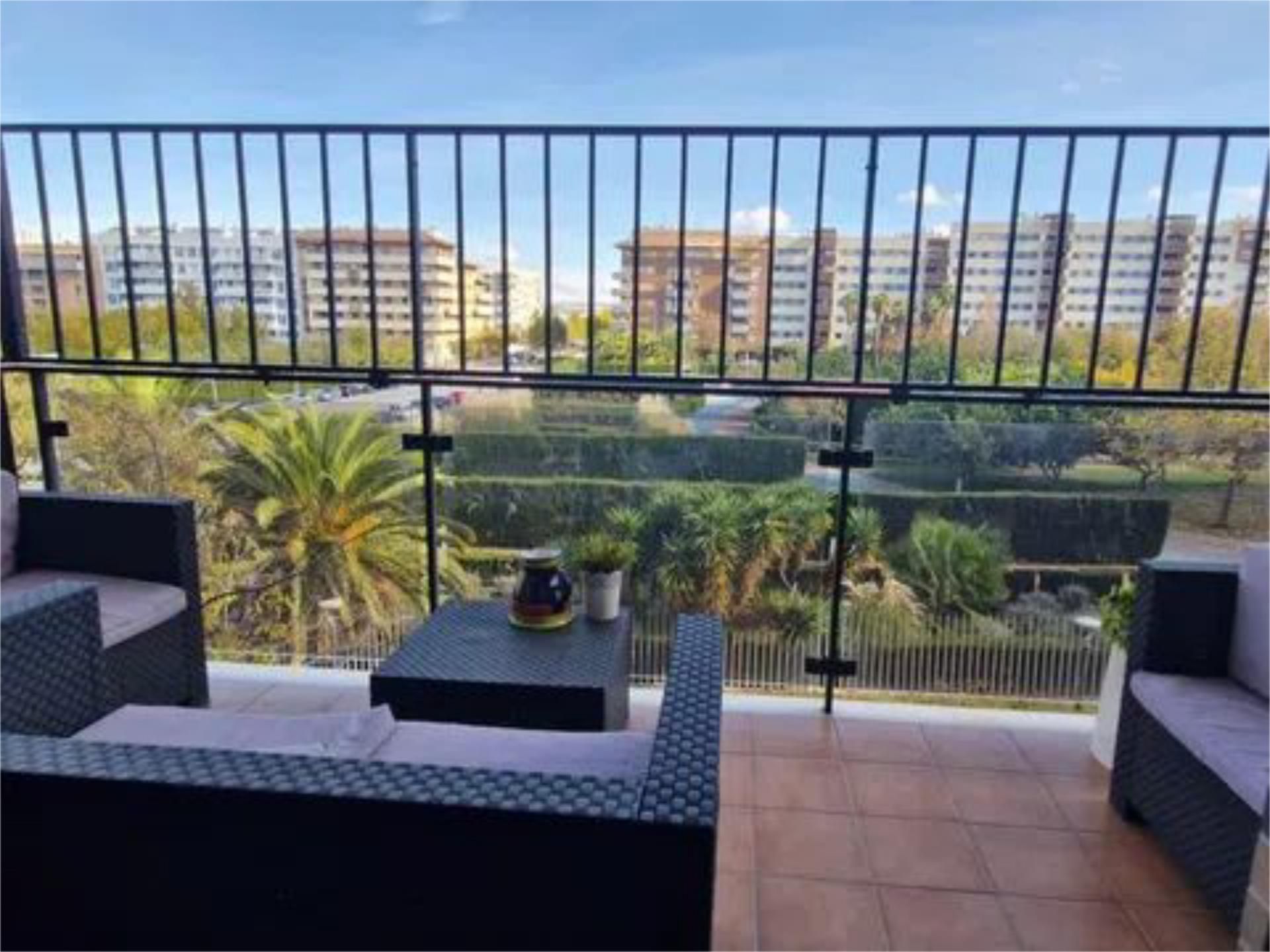 Balcony of Flat for sale in  Jaén Capital  with Air Conditioner, Heating and Parquet flooring