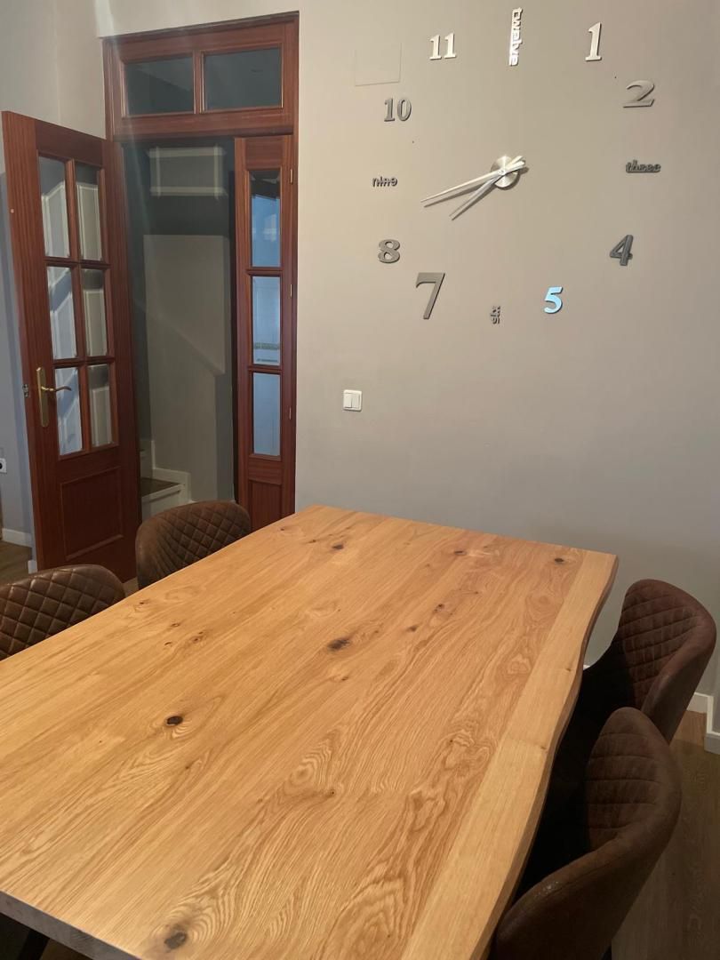 Menjador de Casa adosada de lloguer en Guillena amb Aire condicionat, Calefacció i Terrassa