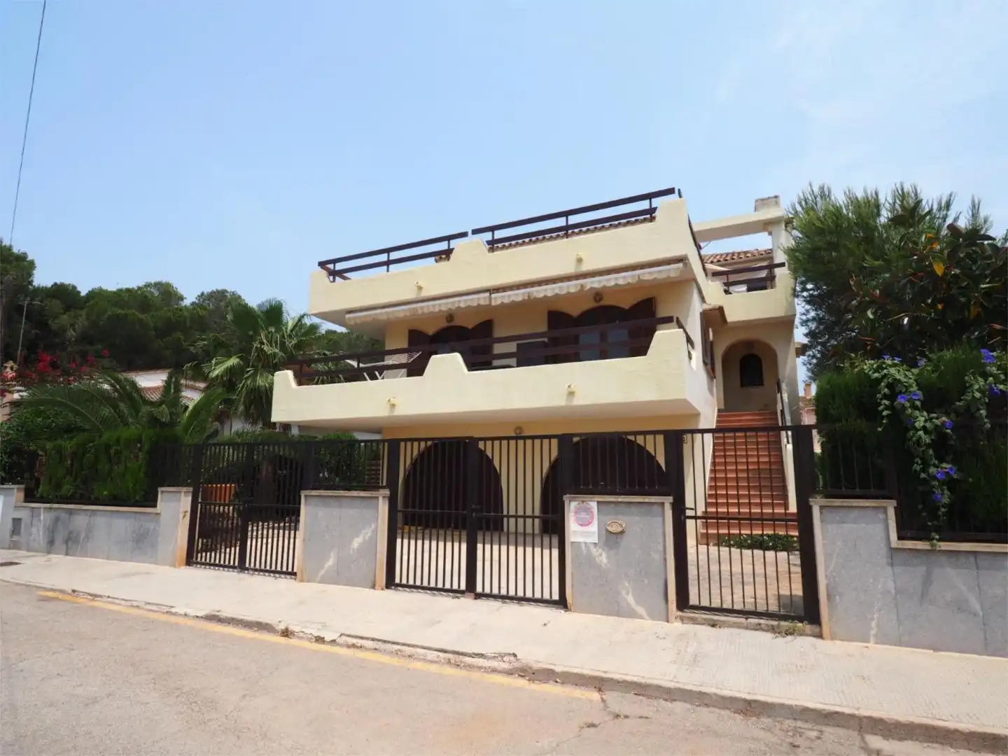 Exterior view of Houses for sale in Ses Salines  with Air Conditioner, Terrace and Balcony