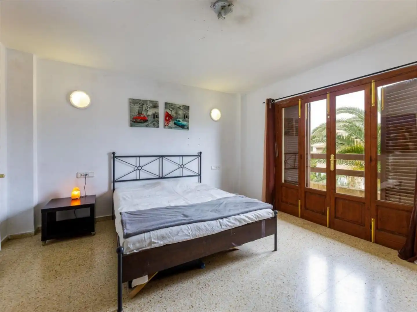 Bedroom of Houses for sale in Ses Salines  with Air Conditioner, Terrace and Balcony
