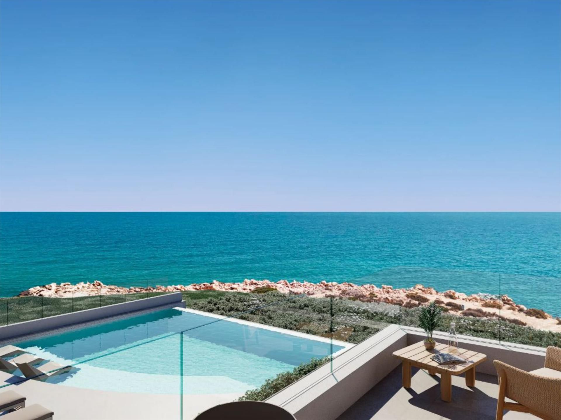 Flat for sale in Calle Reus, 8, Pueblo Español - Coveta Fumá Swimming pool of Flat for sale in El Campello with Air Conditioner, Heating and Private garden