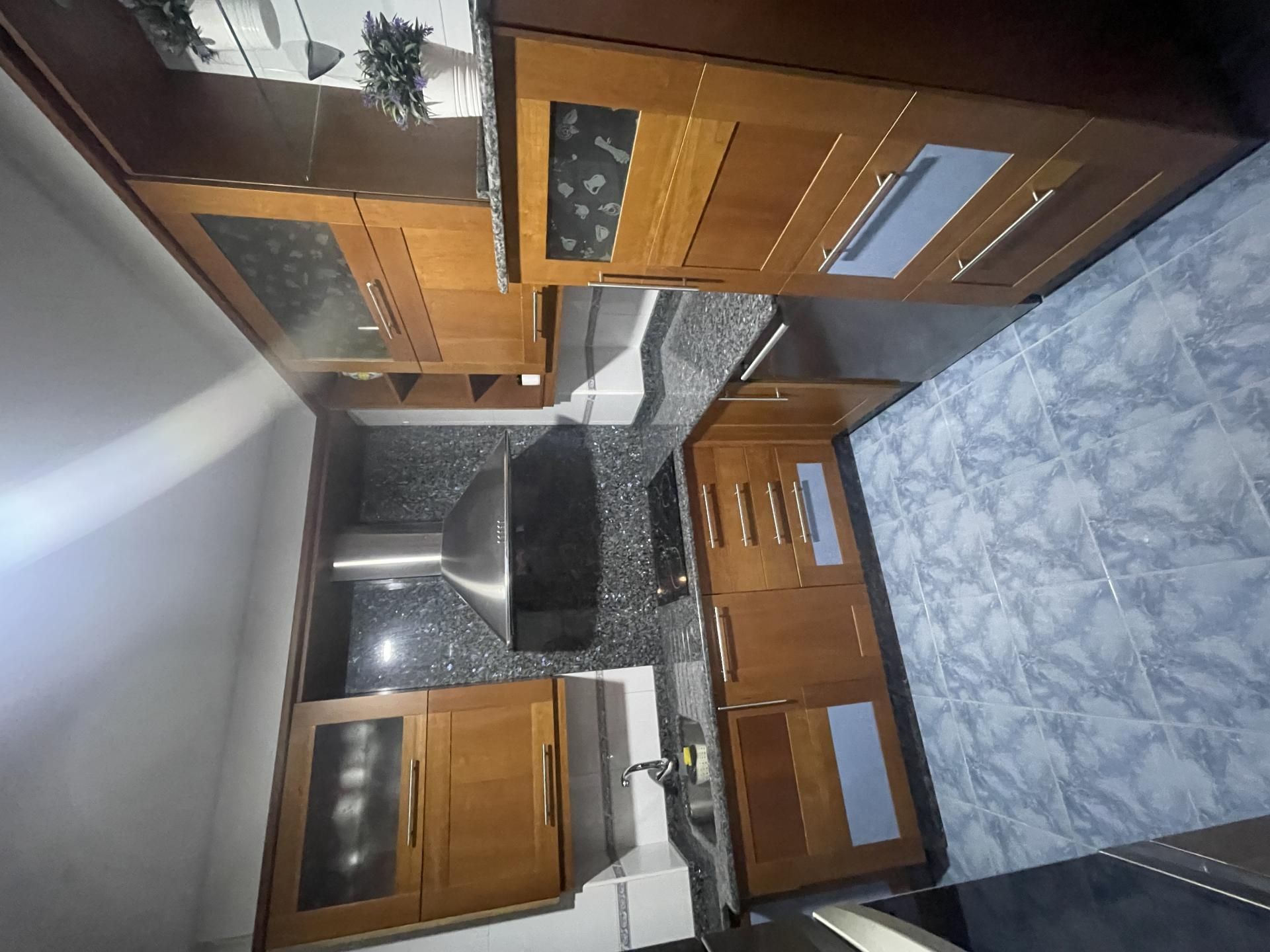 Kitchen of Flat to rent in Pontevedra Capital   with Heating, Private garden and Parquet flooring