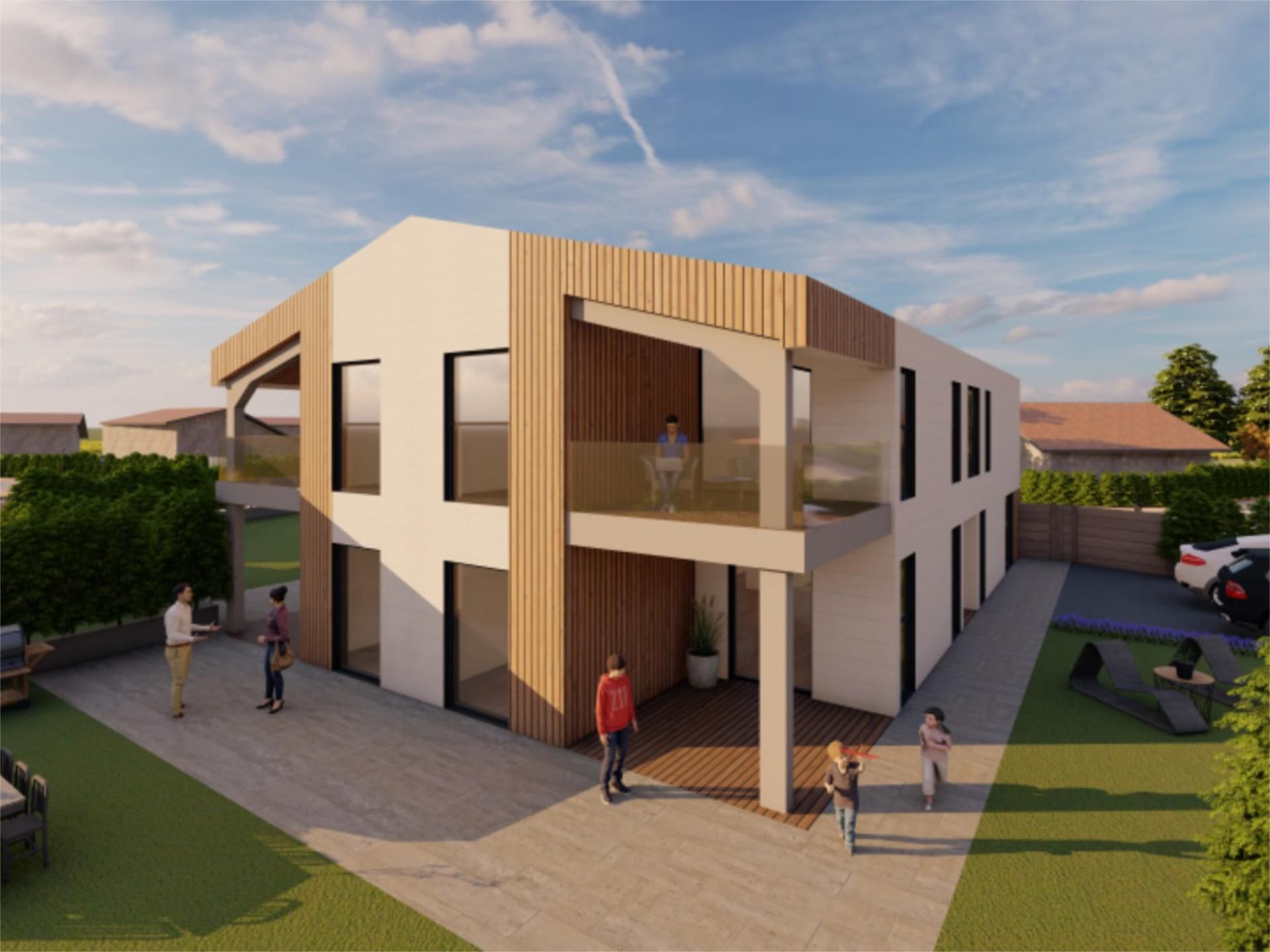 Exterior view of Single-family semi-detached for sale in Vitoria - Gasteiz  with Terrace