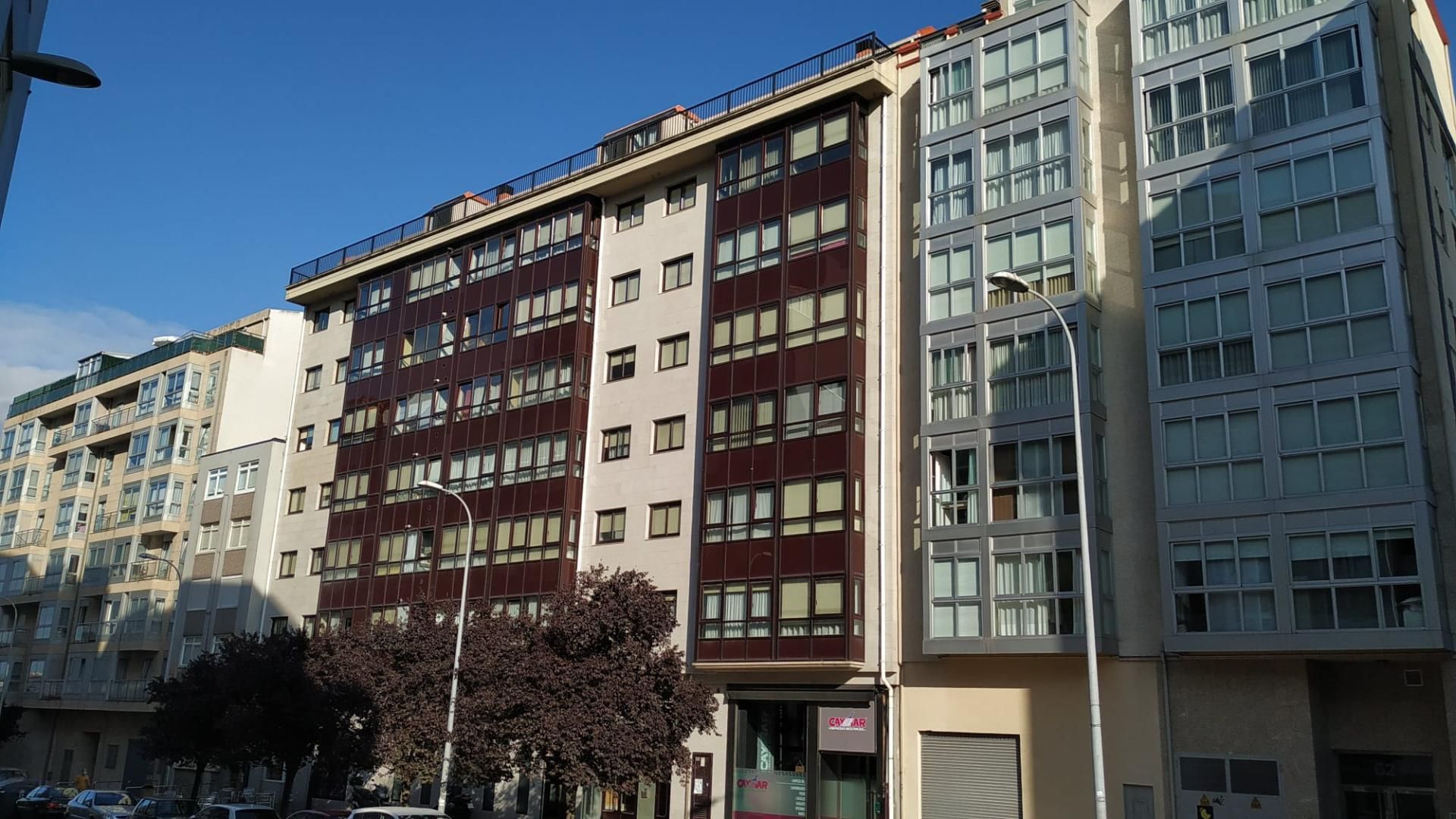 Exterior view of Apartment to rent in A Coruña Capital   with Heating, Parquet flooring and Storage room