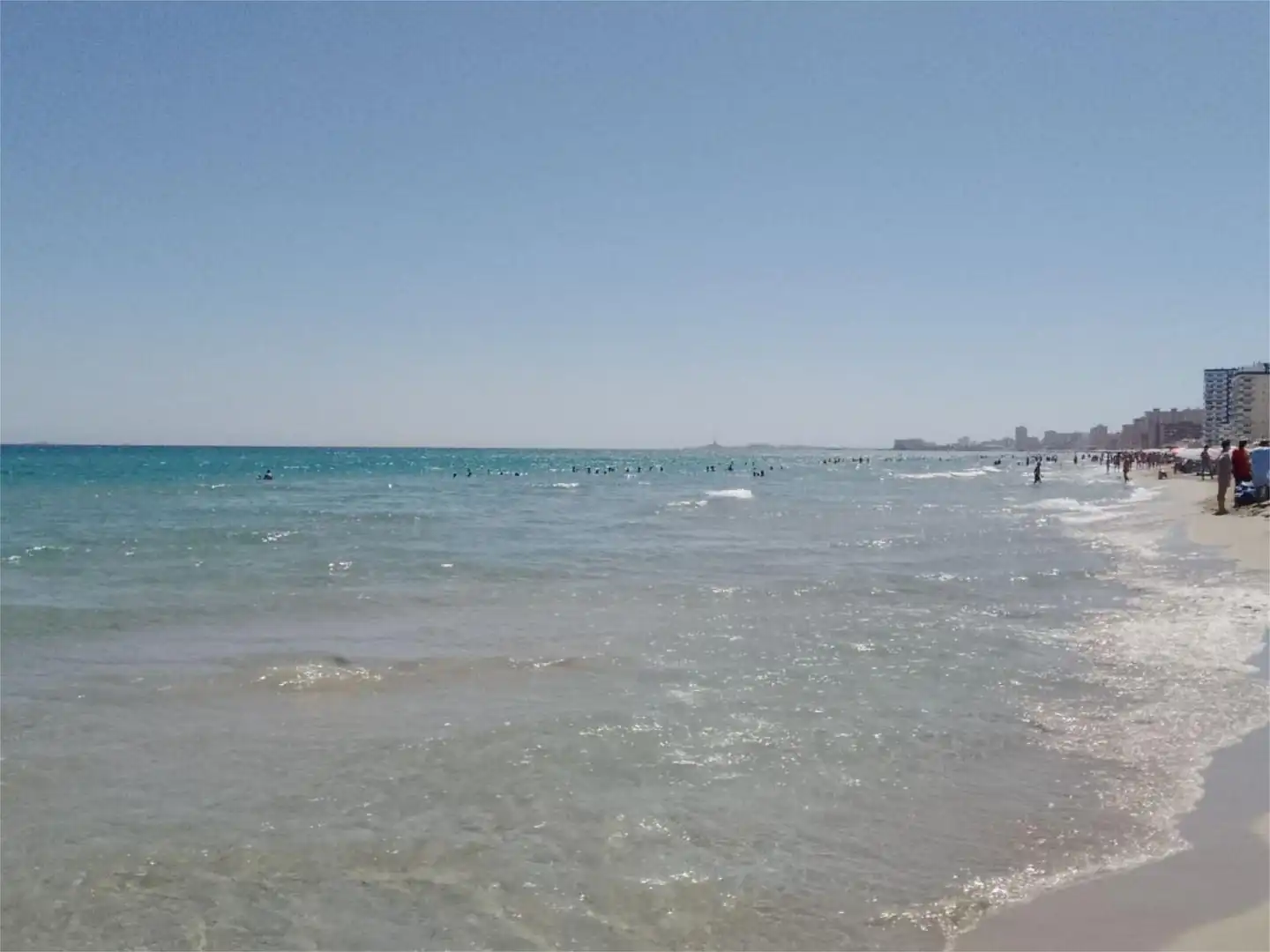 Houses for sale in Calle D, 1, Dos Mares Exterior view of Houses for sale in La Manga del Mar Menor with Terrace, Swimming Pool and Community parking