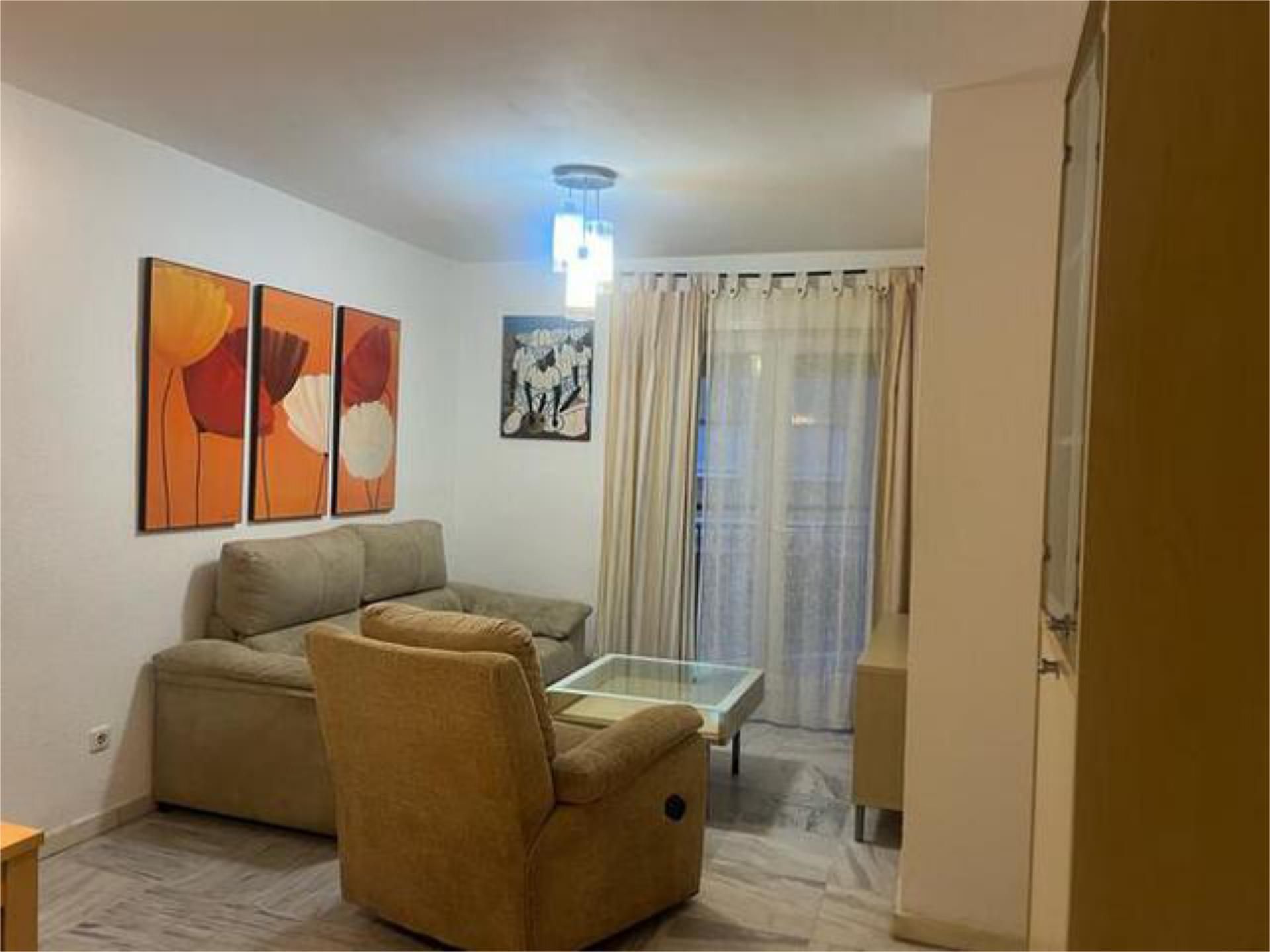 Sala d'estar de Pis en venda en Málaga Capital