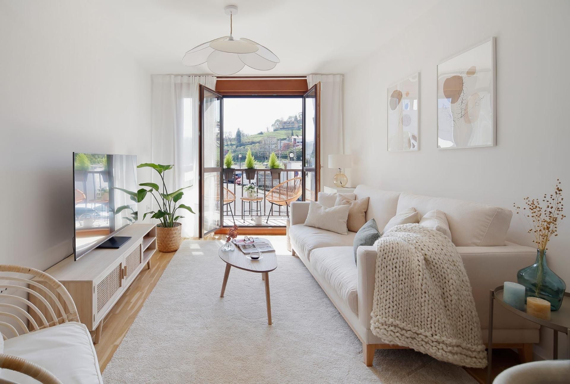 Living room of Flat for sale in Parres  with Balcony