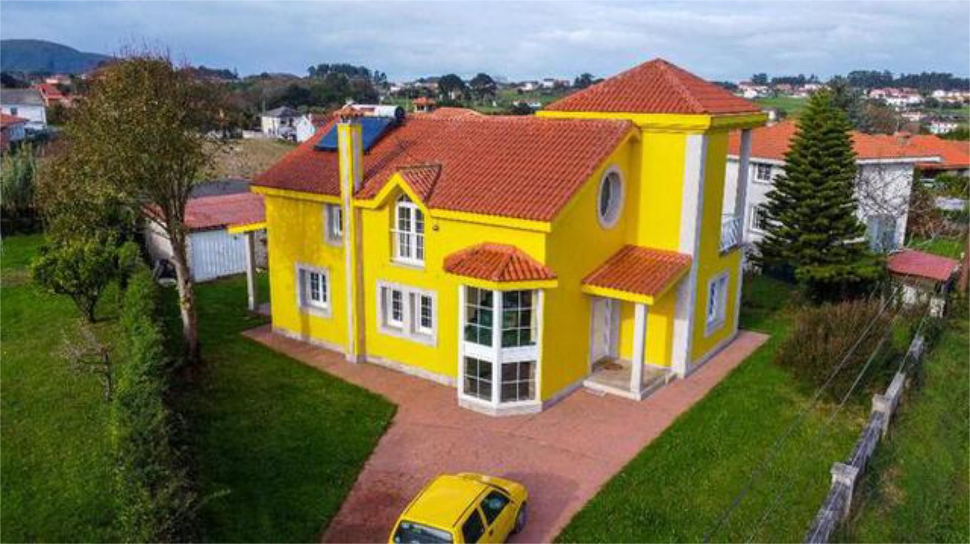 Exterior view of Single-family semi-detached for sale in Valdoviño  with Heating, Private garden and Terrace