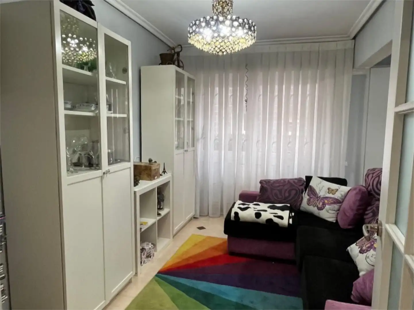 Wohnung zum Verkauf in Quevedo Kalea, 4, Bagatza - San Vicente Wohnzimmer von Wohnung zum Verkauf in Barakaldo mit Balkon
