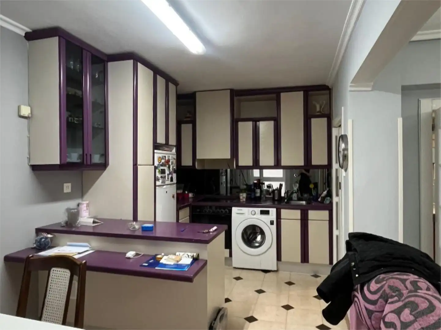 Wohnung zum Verkauf in Quevedo Kalea, 4, Bagatza - San Vicente Küche von Wohnung zum Verkauf in Barakaldo mit Balkon