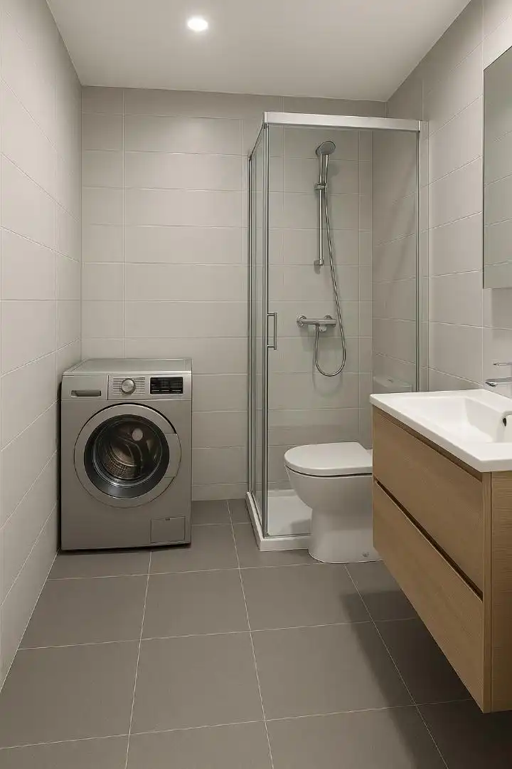 Flat for sale in Carrer la Plana, 41, Avenida de Abril - 9 de Octubre Bathroom of Flat for sale in Sagunto / Sagunt with Air Conditioner, Oven and Microwave