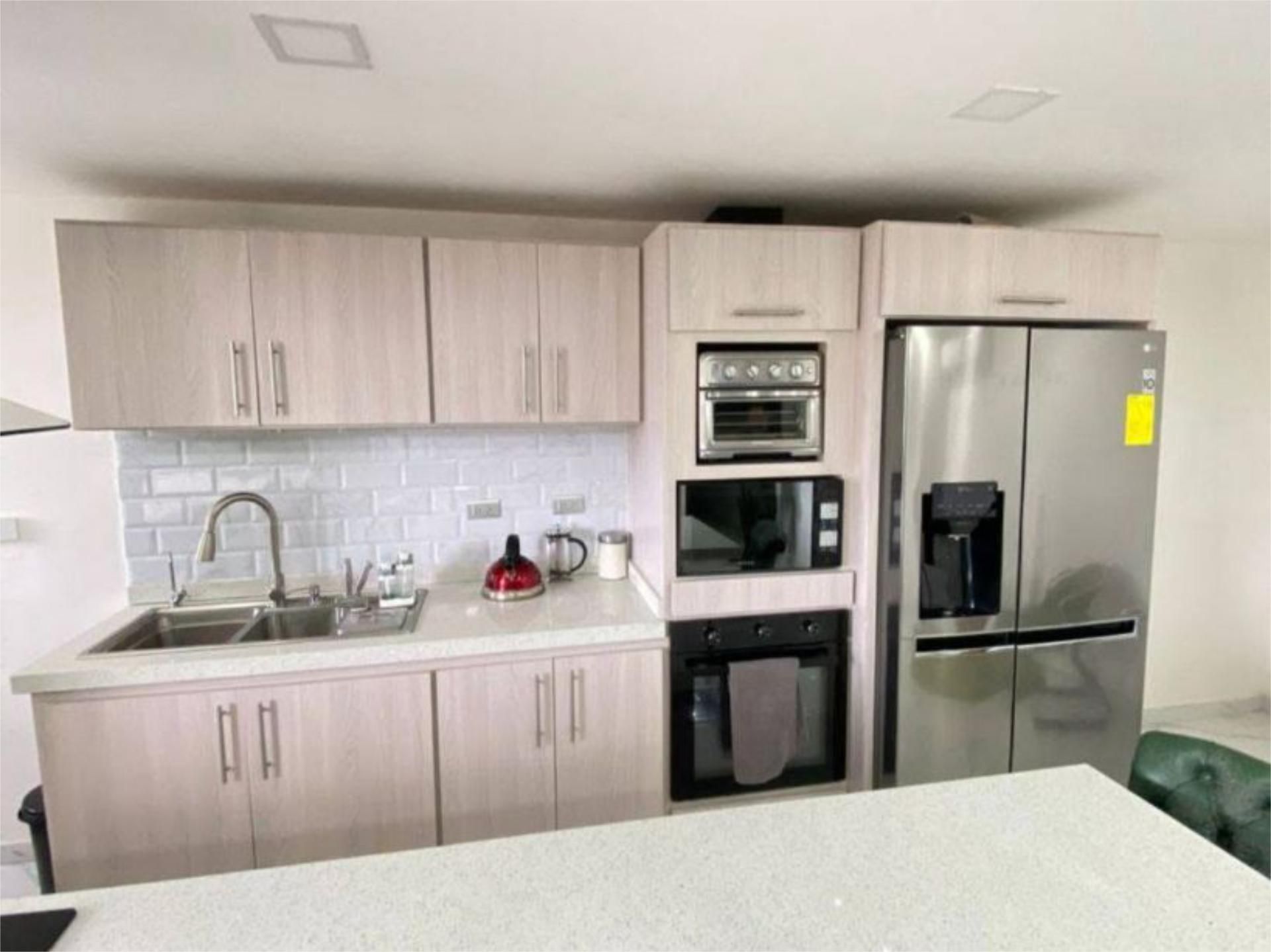Kitchen of Flat for sale in  Madrid Capital  with Air Conditioner, Heating and Furnished