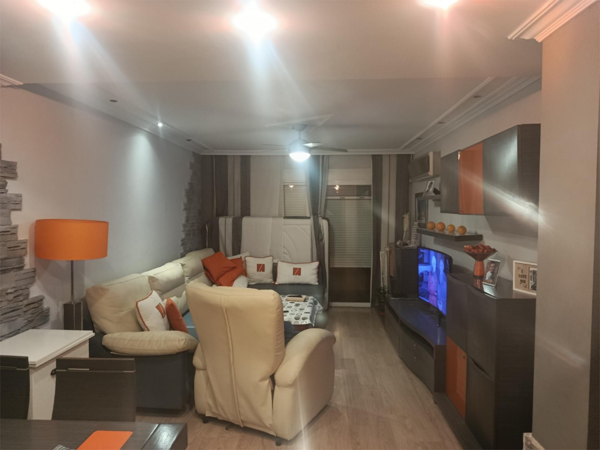 Flat for sale in Calle Fray Antonio Panes, 11, El Molí Living room of Flat for sale in Torrent with Air Conditioner