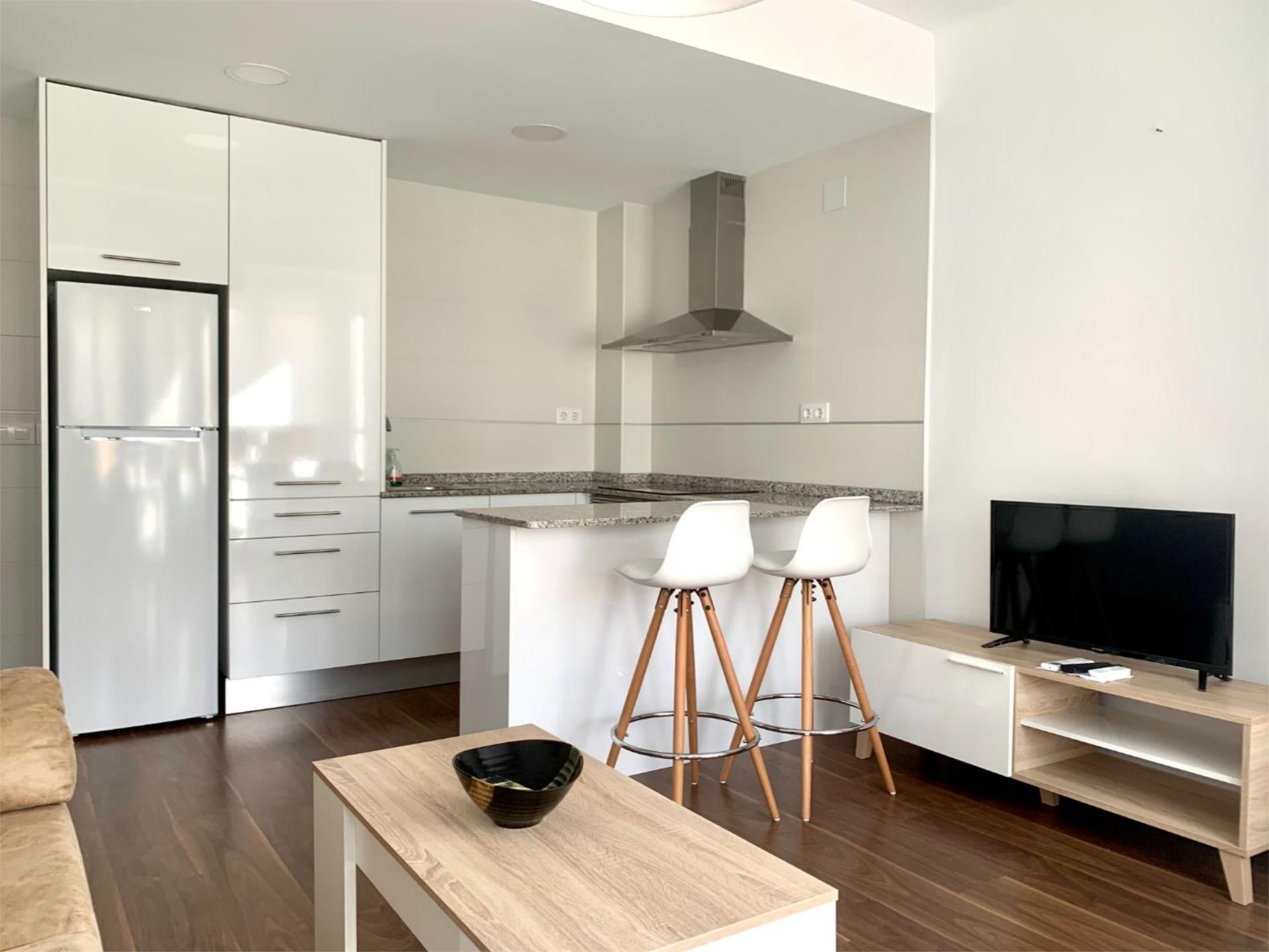 Kitchen of Flat to rent in Benicarló  with Air Conditioner and Balcony