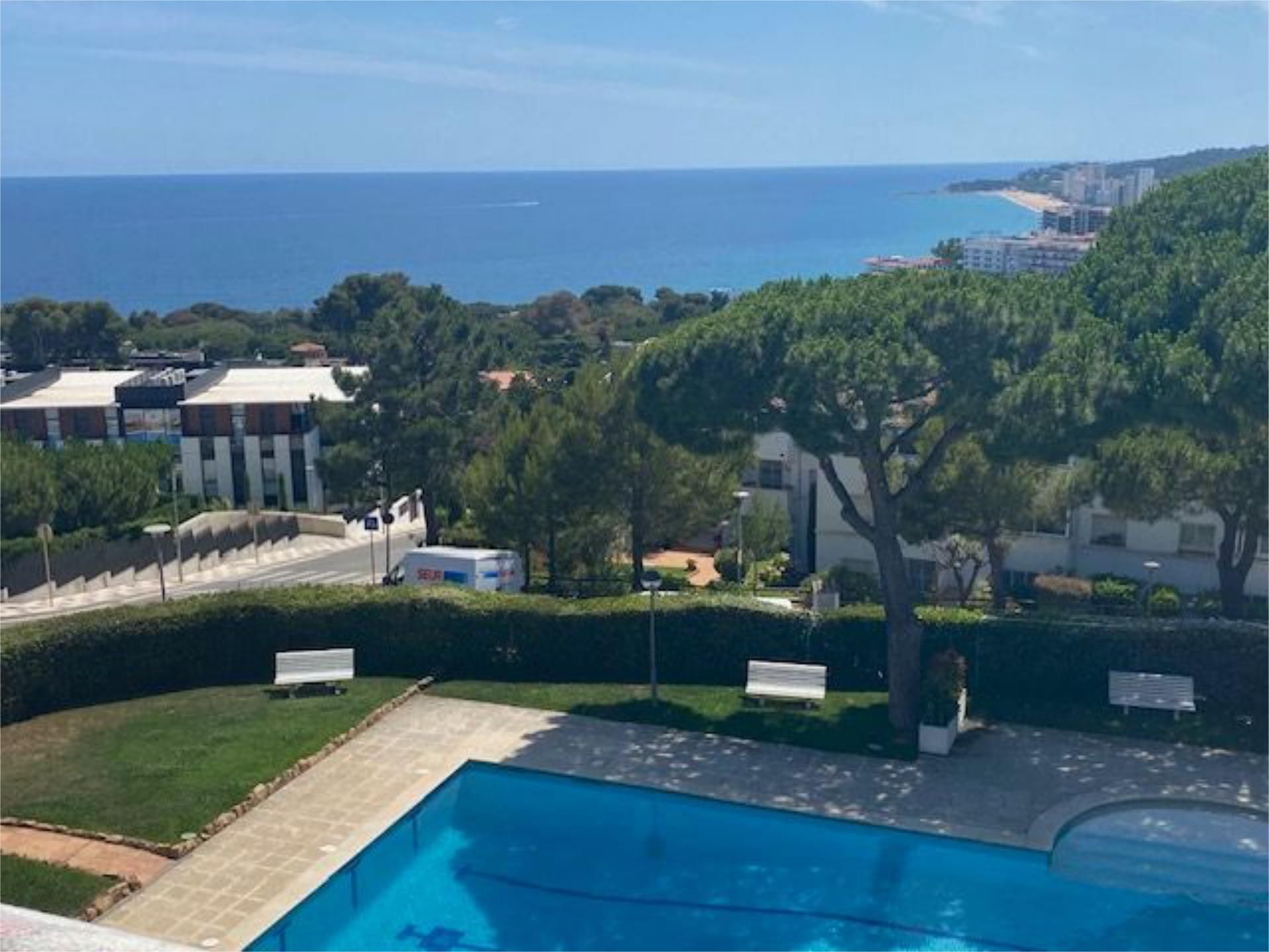 Swimming pool of Attic to rent in Castell d'Aro, Platja d'Aro i s'Agaró  with Heating, Private garden and Terrace