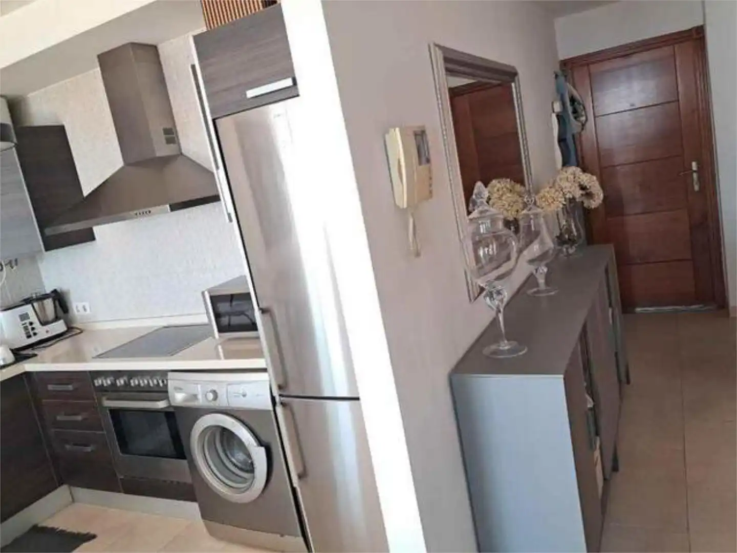 Cocina de Apartamento en venta en El Rosario con Terraza y Amueblado