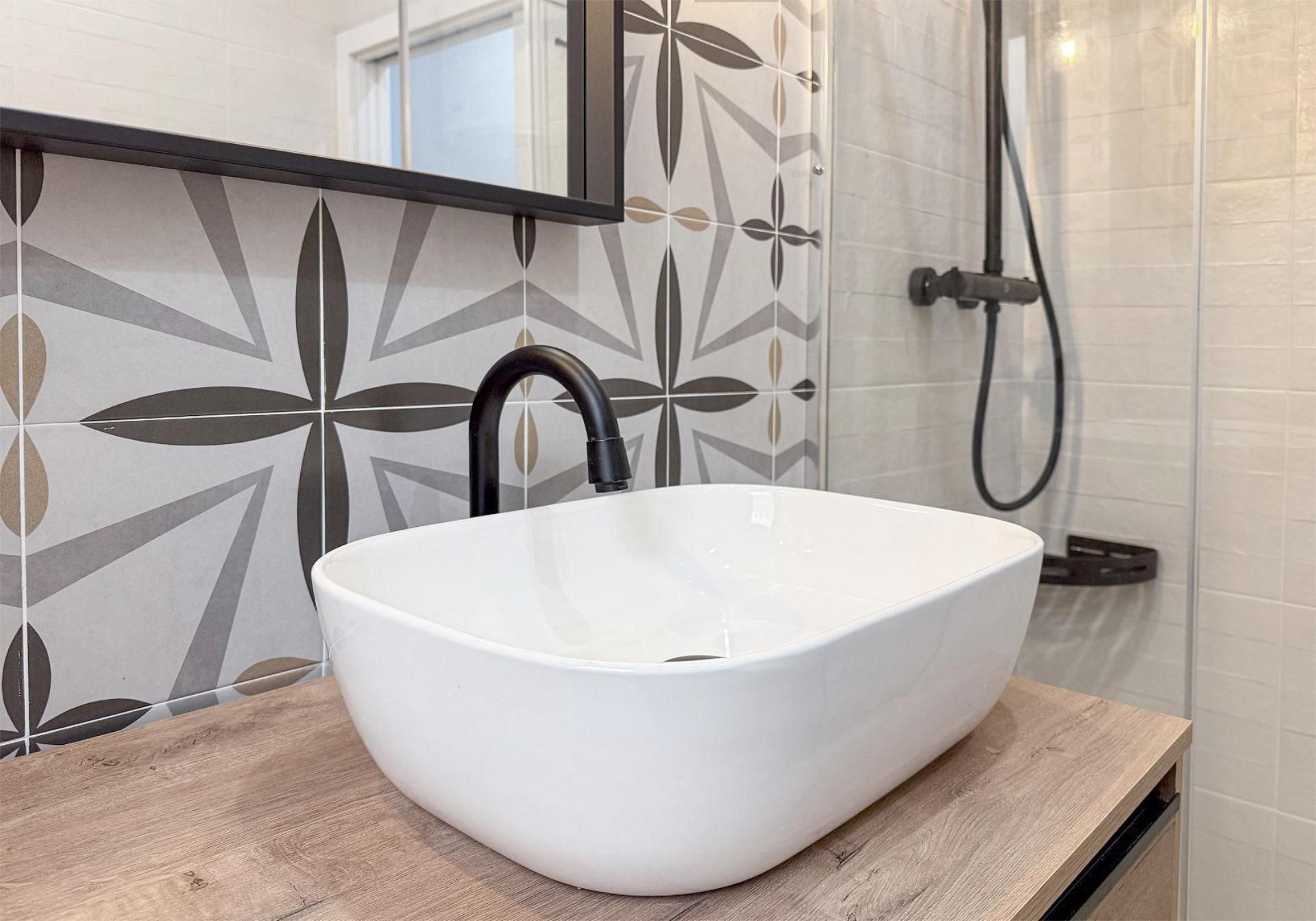 Badezimmer von Wohnungen miete in Zafra mit Klimaanlage, Möbliert und Balkon