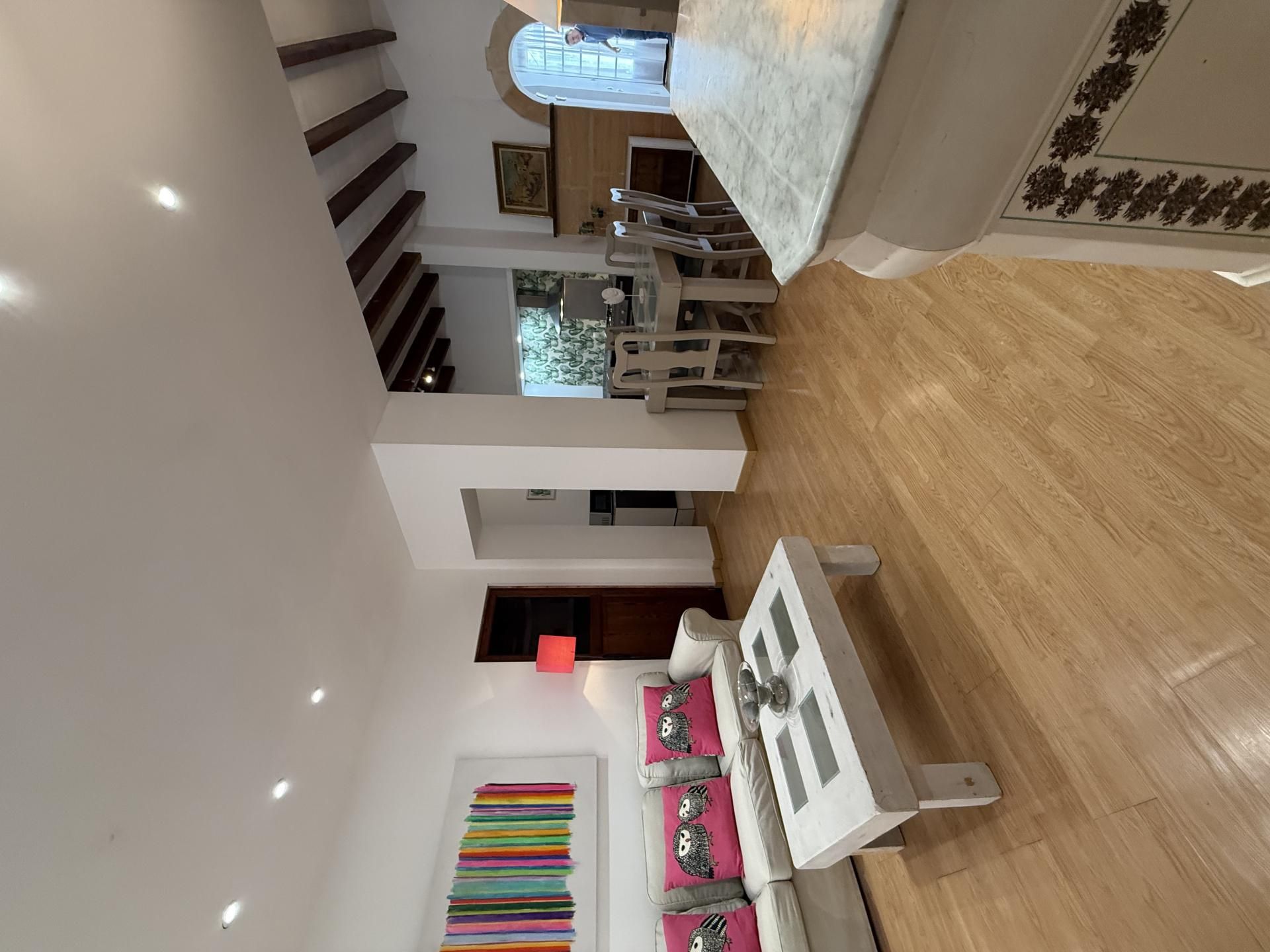 Wohnzimmer von Wohnung miete in Inca mit Parkett, Terrasse und Möbliert