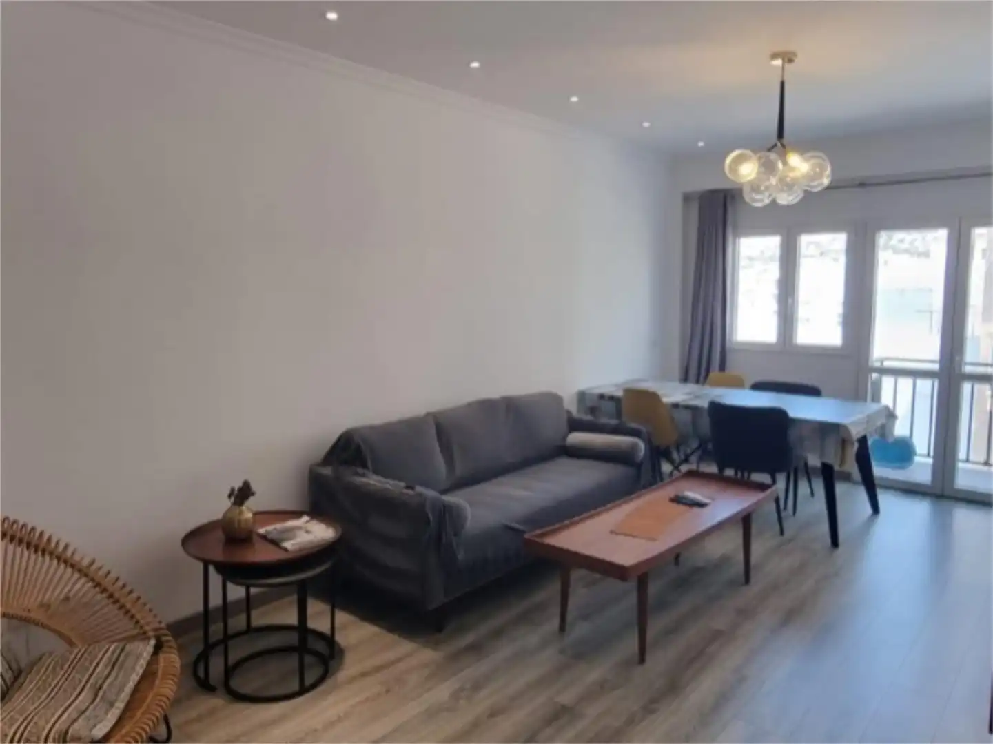 Sala de estar de Piso en venta en Calpe / Calp con Aire acondicionado, Calefacción y Parquet
