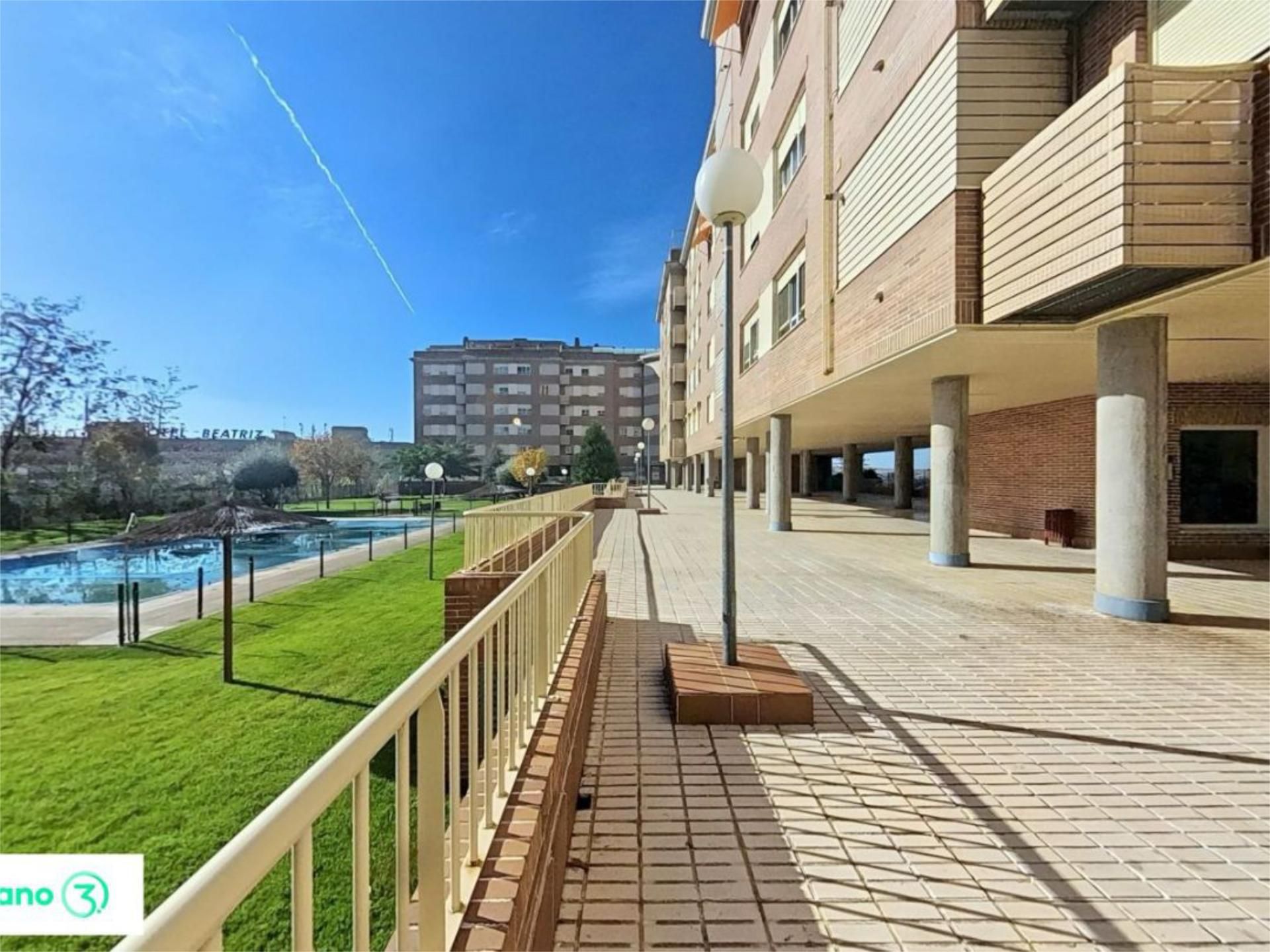 Exterior view of Flat to rent in  Toledo Capital  with Heating, Private garden and Parquet flooring