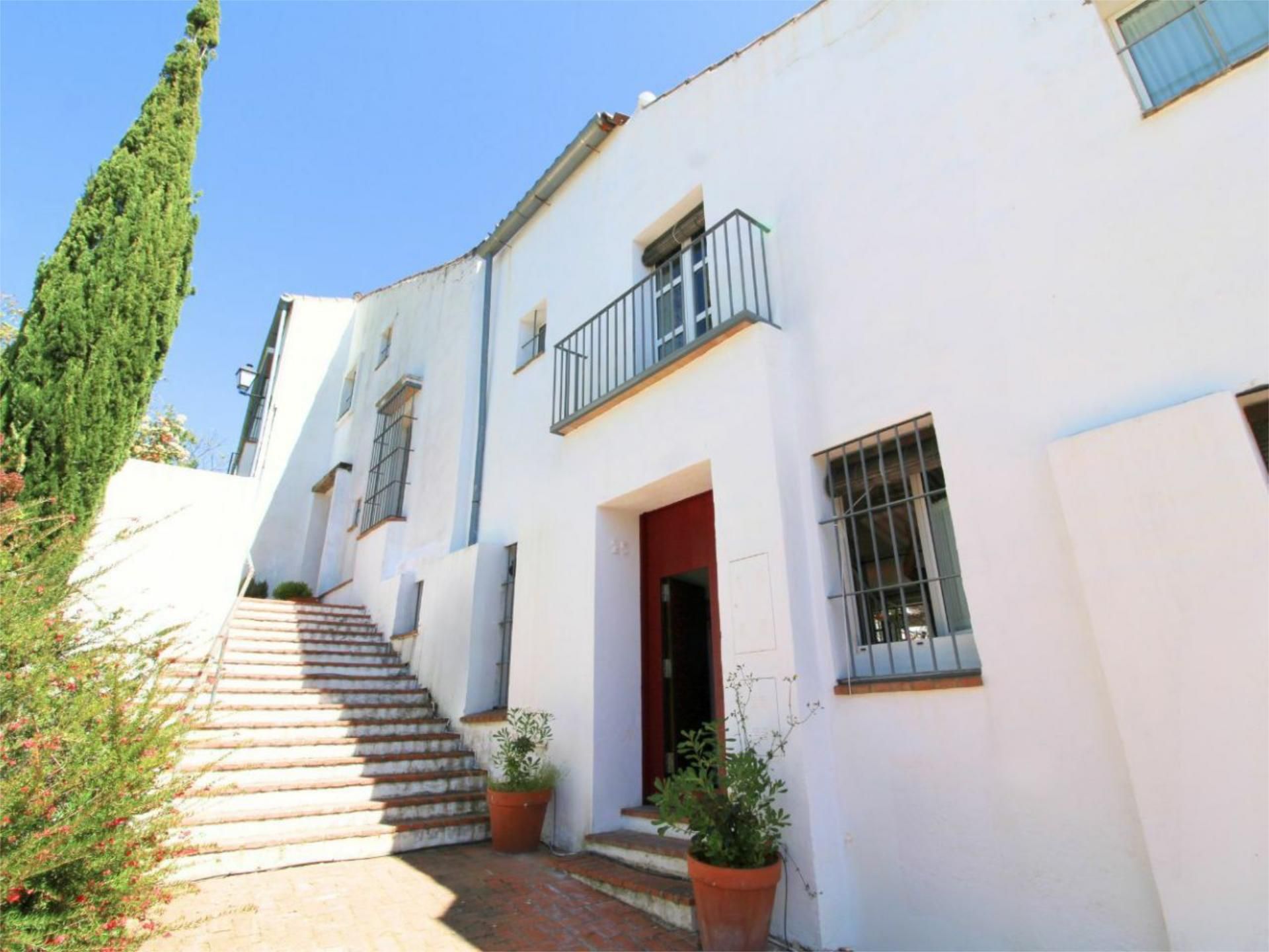 Außenansicht von Wohnung zum verkauf in Higuera de la Sierra mit Klimaanlage, Heizung und Privatgarten