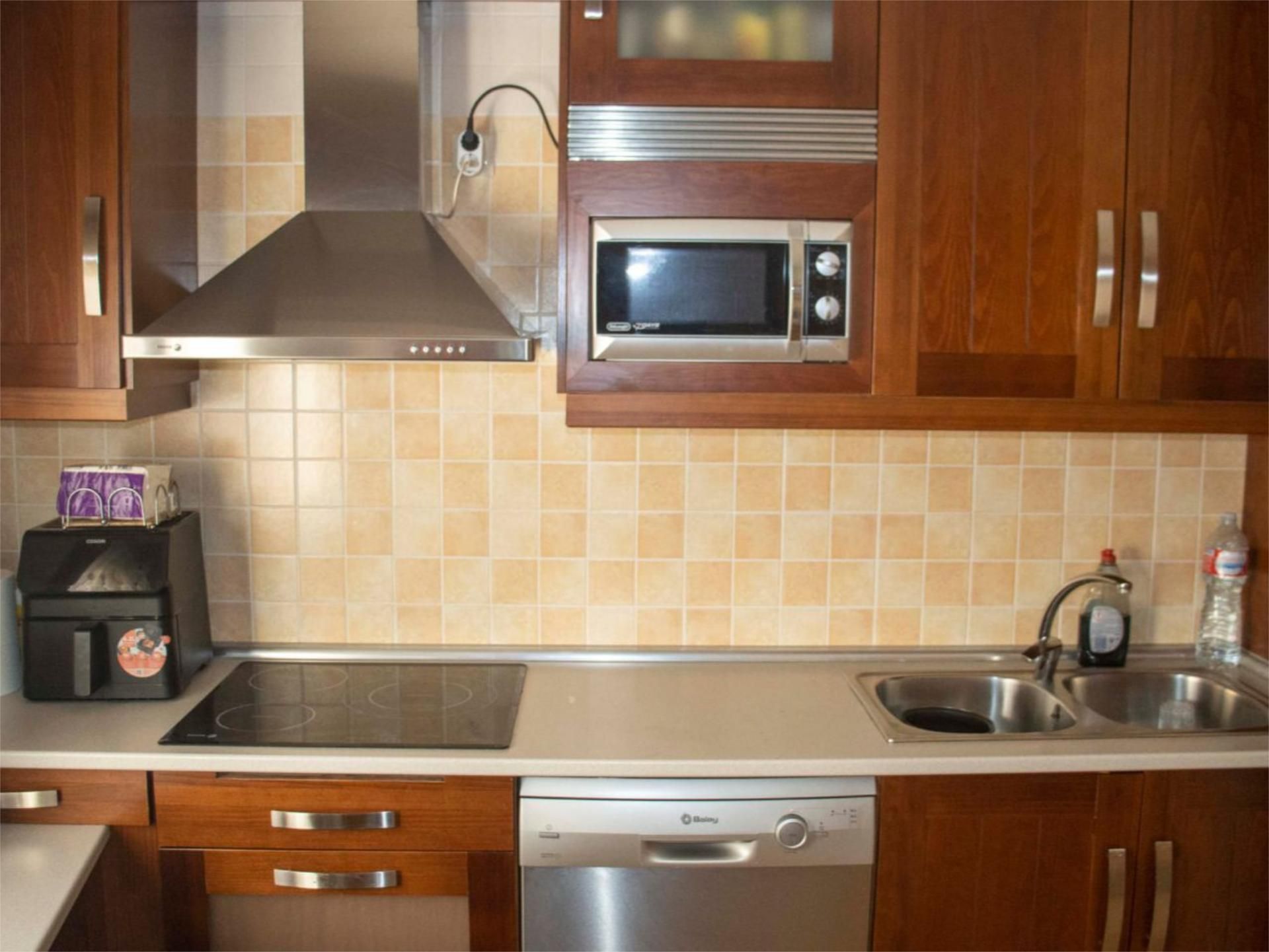 Kitchen of Flat for sale in Daimiel  with Air Conditioner, Terrace and Balcony