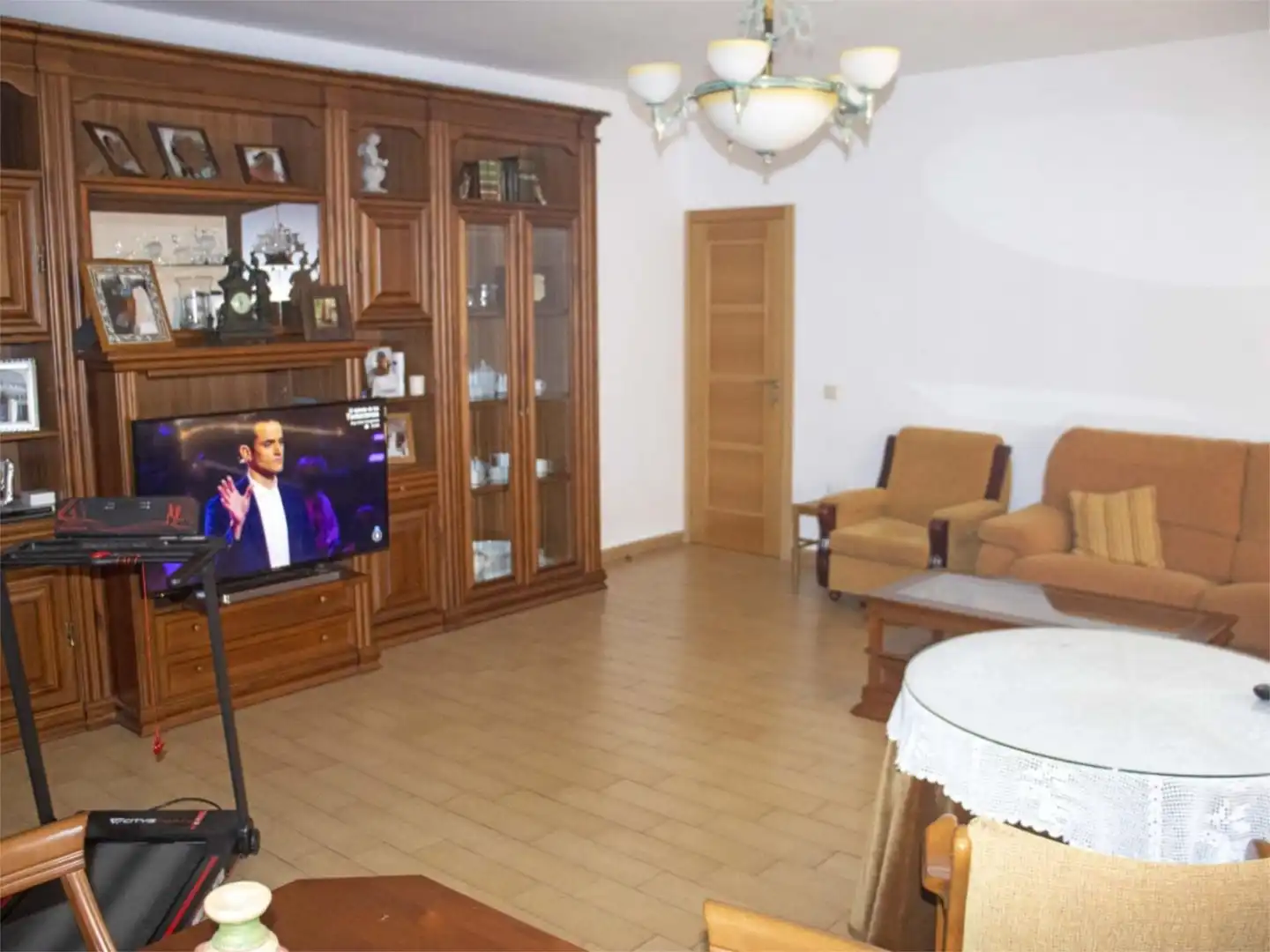 Flat for sale in Calle Zacatena, 5, Daimiel Living room of Flat for sale in Daimiel with Air Conditioner, Terrace and Balcony