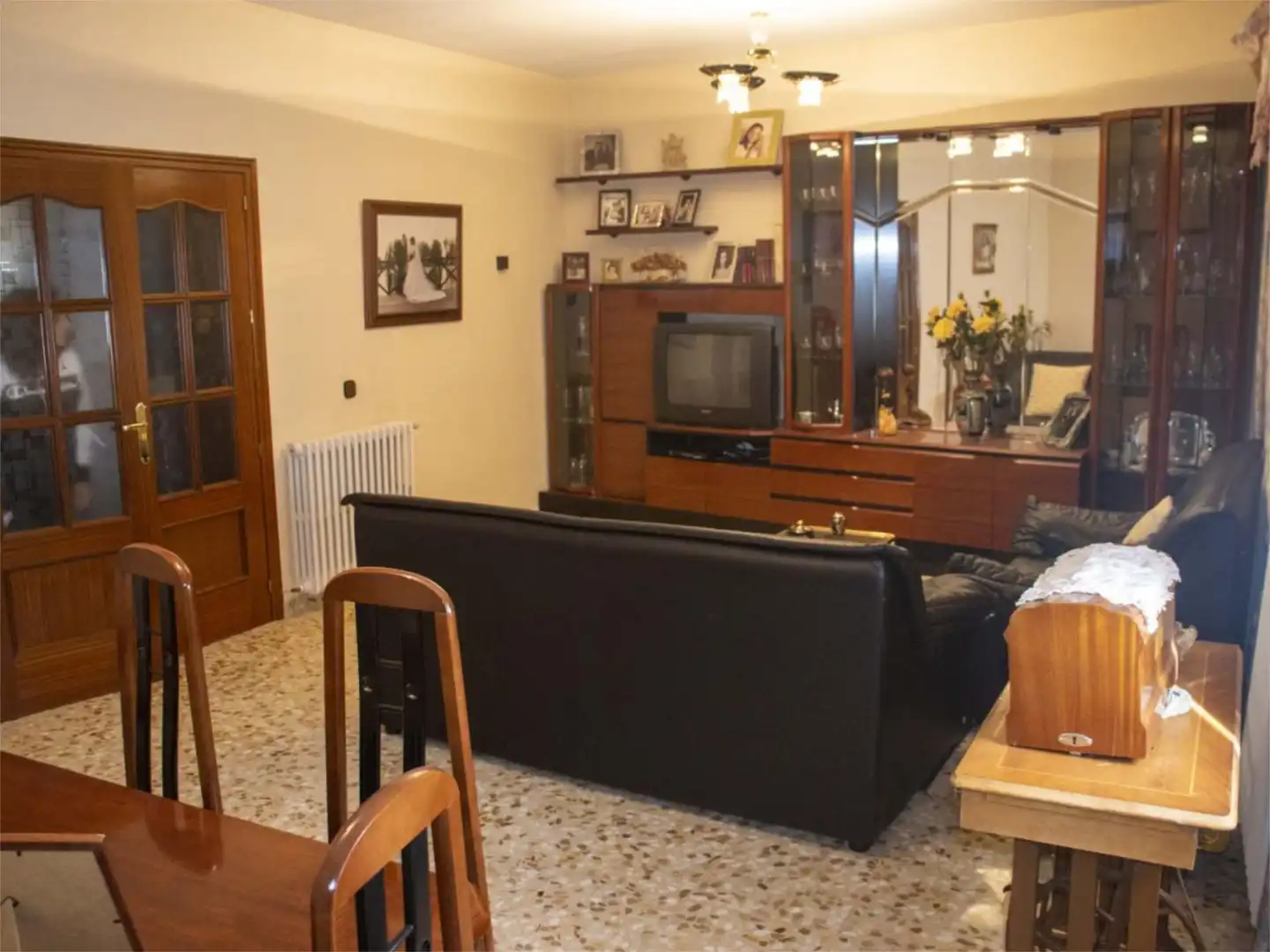 Flat for sale in Calle Zacatena, 5, Daimiel Living room of Flat for sale in Daimiel with Air Conditioner, Terrace and Balcony