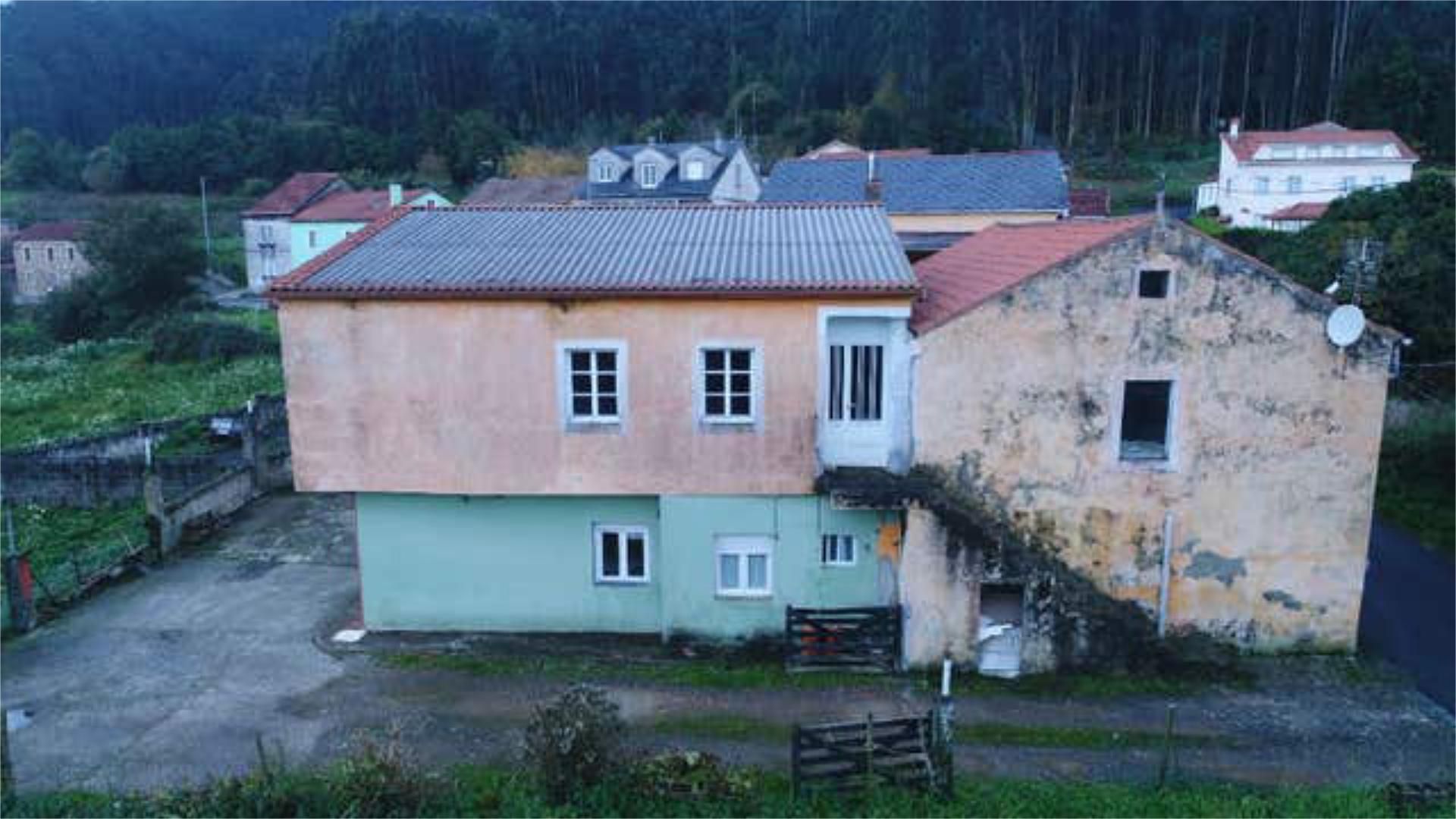 Exterior view of Single-family semi-detached for sale in Cariño  with Heating, Terrace and Storage room