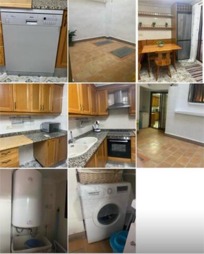 Kitchen of Flat to rent in Castellón de la Plana / Castelló de la Plana  with Terrace, Storage room and Furnished