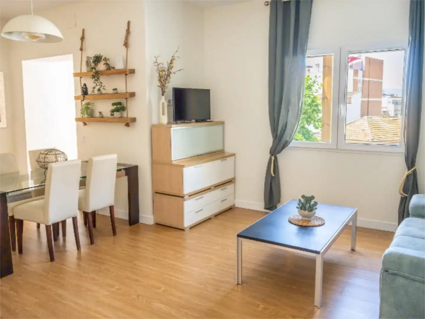 Wohnung zum Verkauf in Calle Conde de Ureña, 5, Conde de Ureña Wohnzimmer von Wohnung zum Verkauf in Málaga mit Klimaanlage, Heizung und Privatgarten